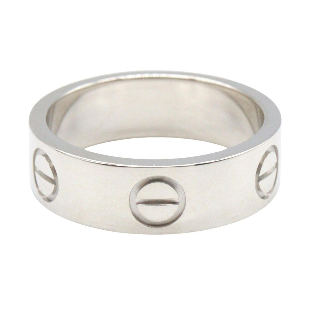 Cartier Silver White Gold (18K) Band Ring (Pre-Owned)