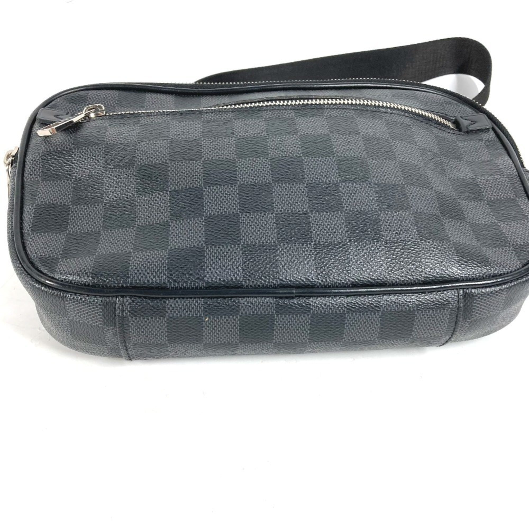 Louis Vuitton Damier Graphite Black Damier Graphite Shoulder Bag Sling Bag (Pre-Owned)