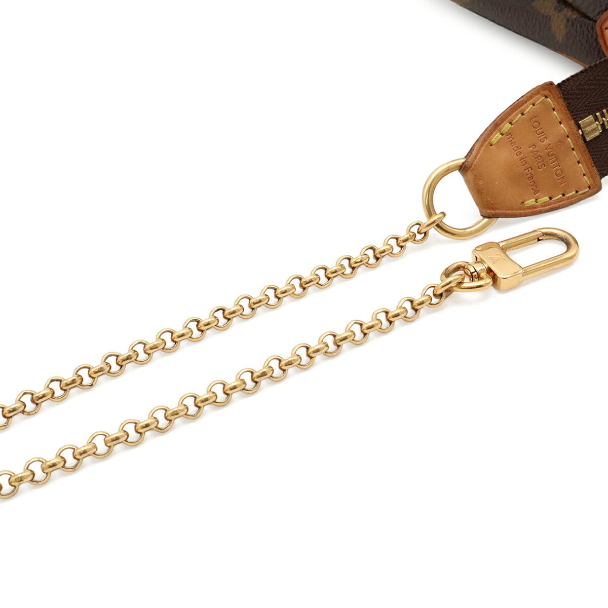 Louis Vuitton Brown Monogram Canvas Pvc Coated Canvas Handbag Pouch Shoulder Bag (Pre-Owned)