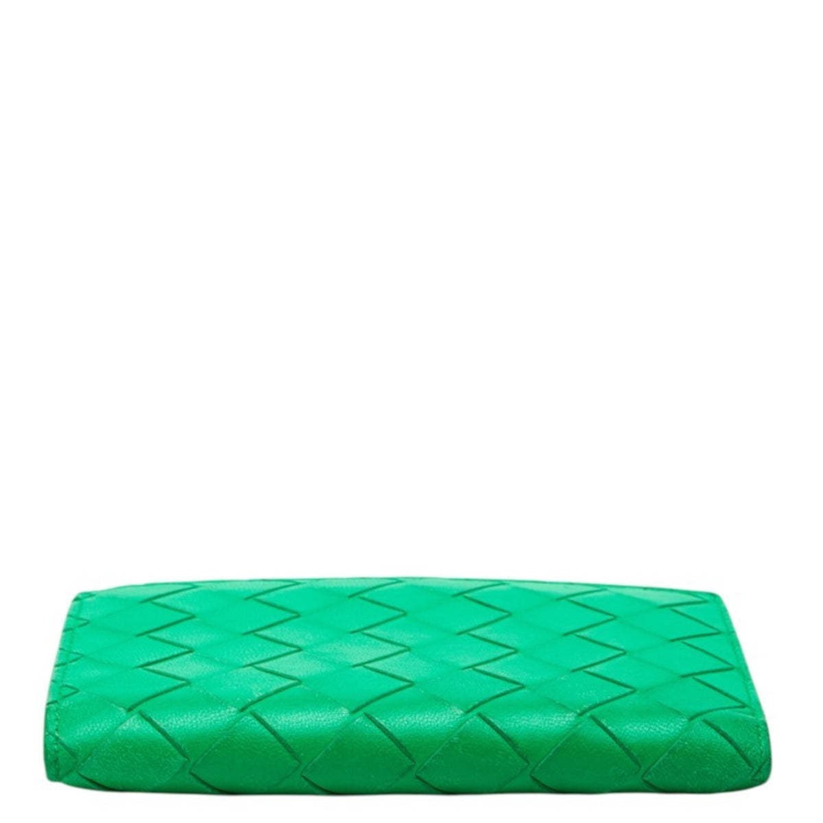 Bottega Veneta Green Leather Wallet (Bi-Fold) (Pre-Owned)