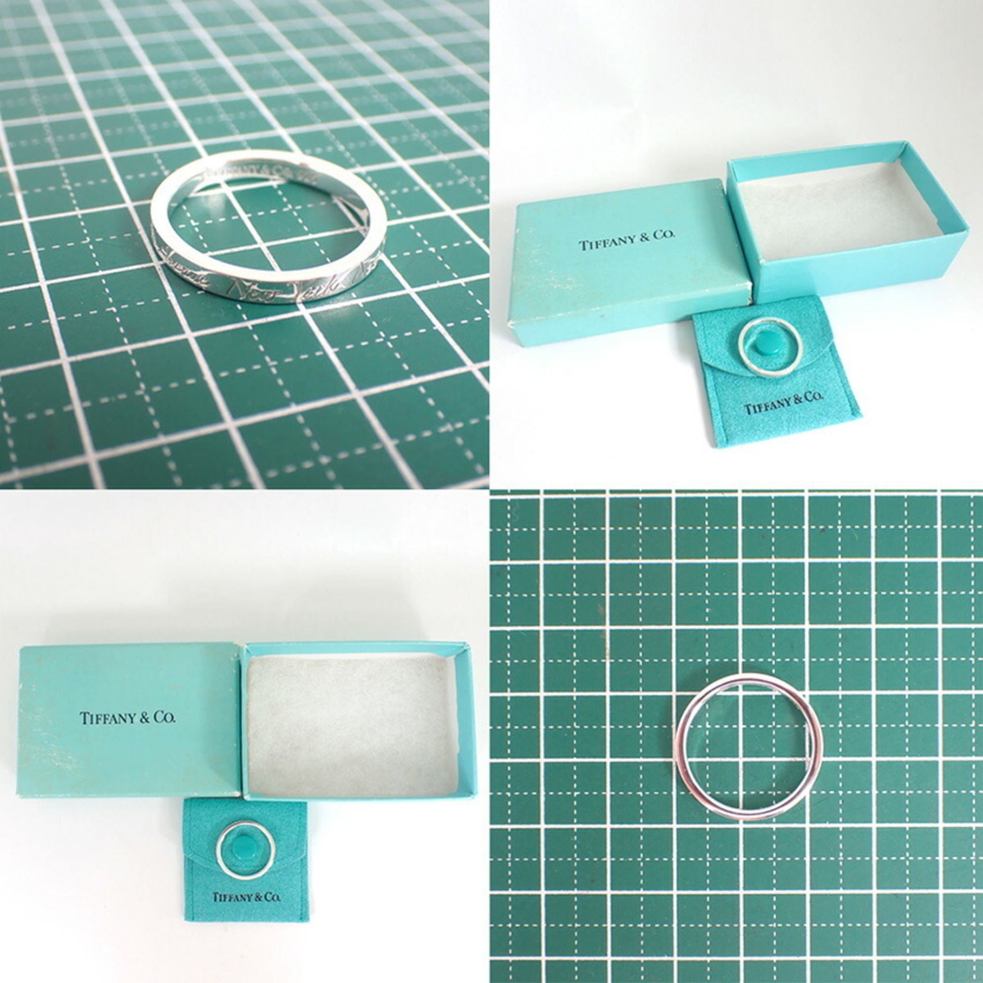 Tiffany Sterling Silver 925 Band Ring (Pre-Owned)
