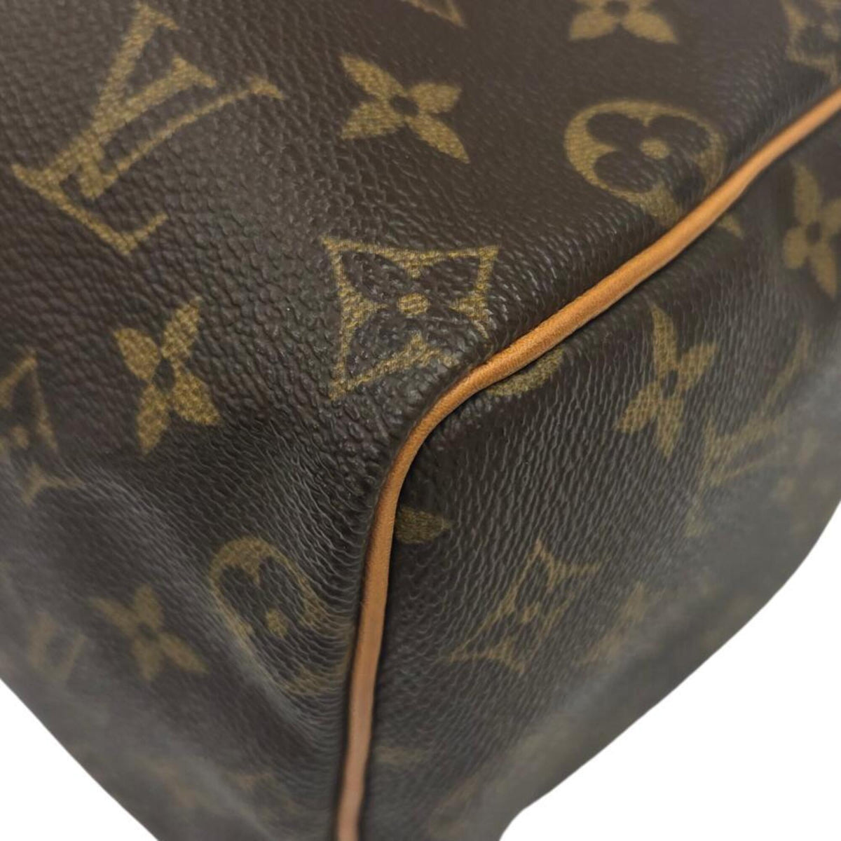 Louis Vuitton Brown Monogram White Monogram Boston Bag Handbag (Pre-Owned)