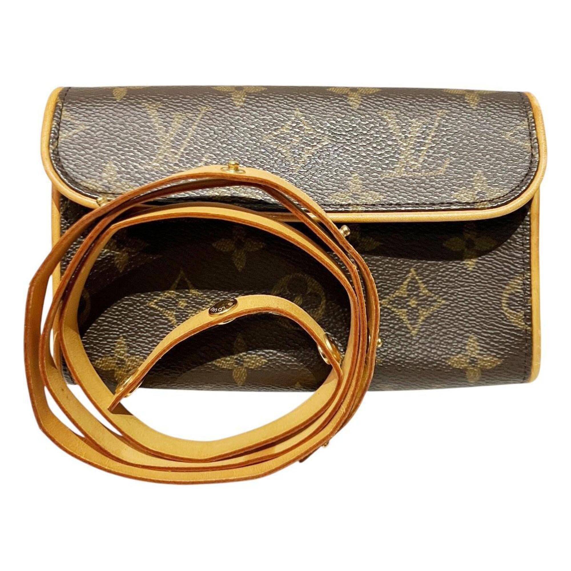 Louis Vuitton Brown Pochette Shoulder Bag (Pre-Owned)