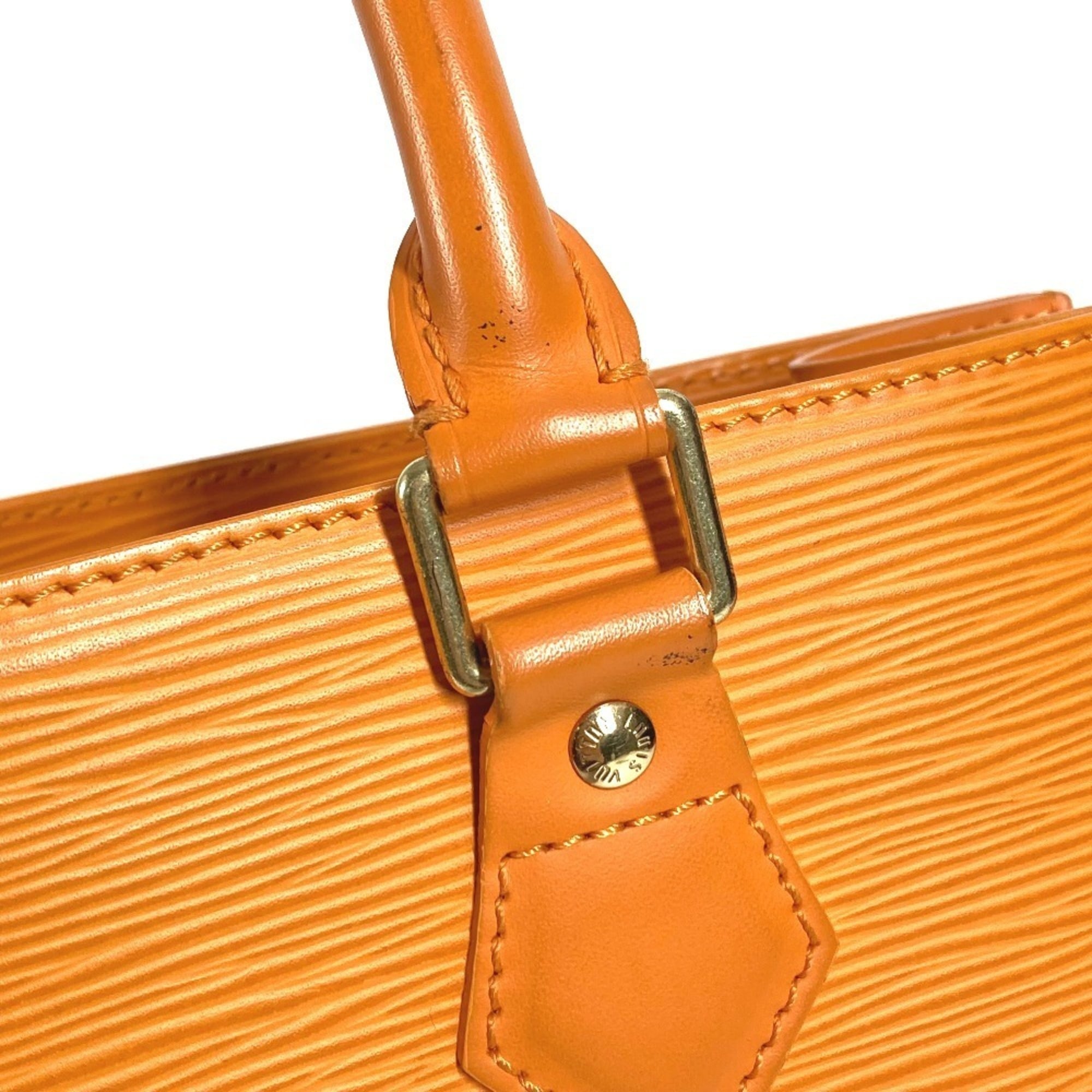 Louis Vuitton Galle Orange Epi Leather Handbag Tote Bag (Pre-Owned)