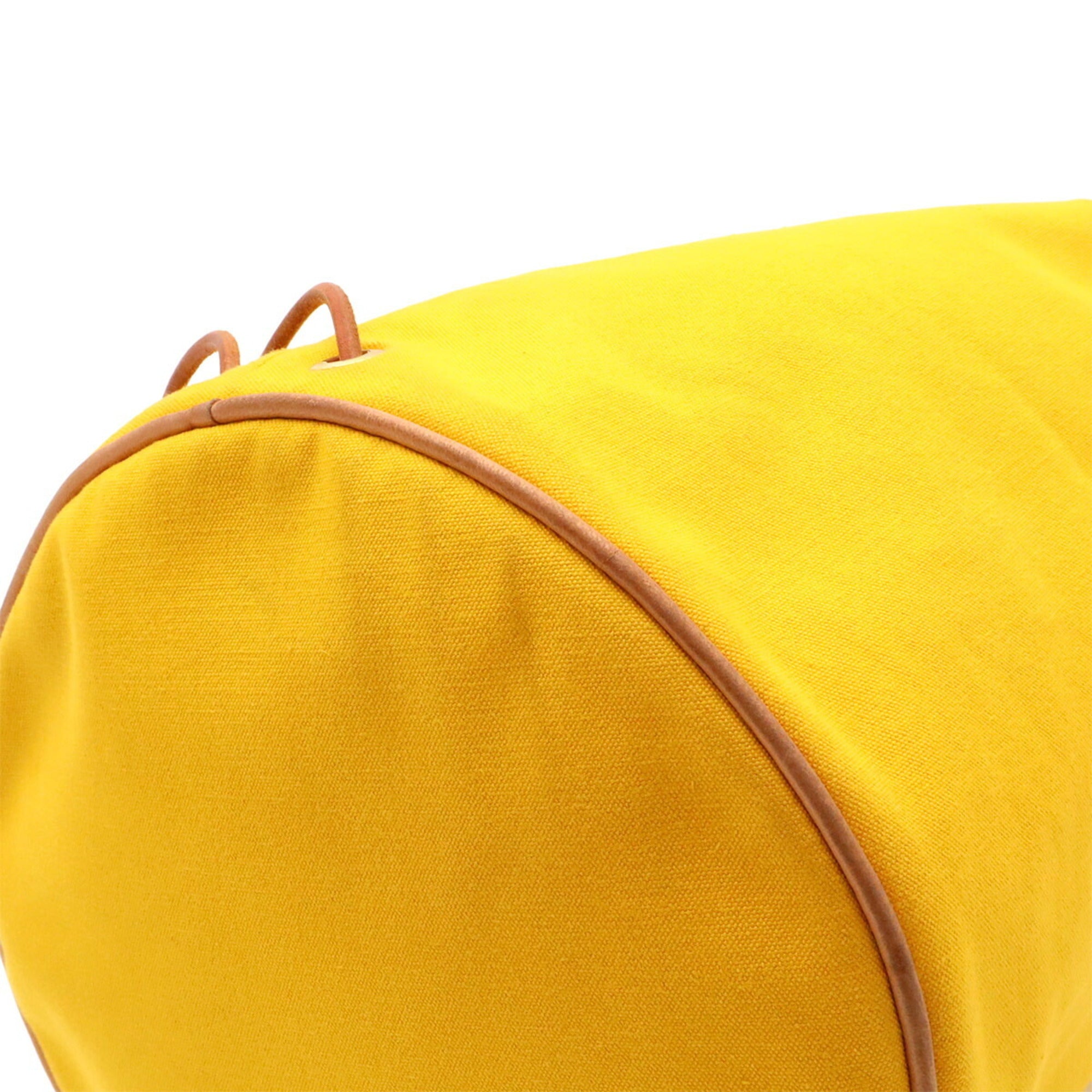 Hermes Yellow Canvas Shoulder Bag (Pre-Owned)