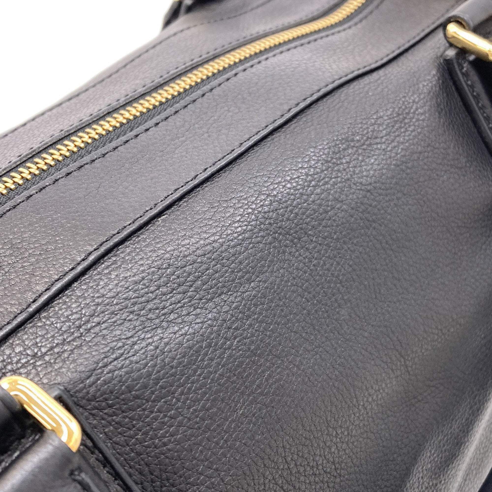 Loewe Amazona Black Leather Handbag (Pre-Owned)
