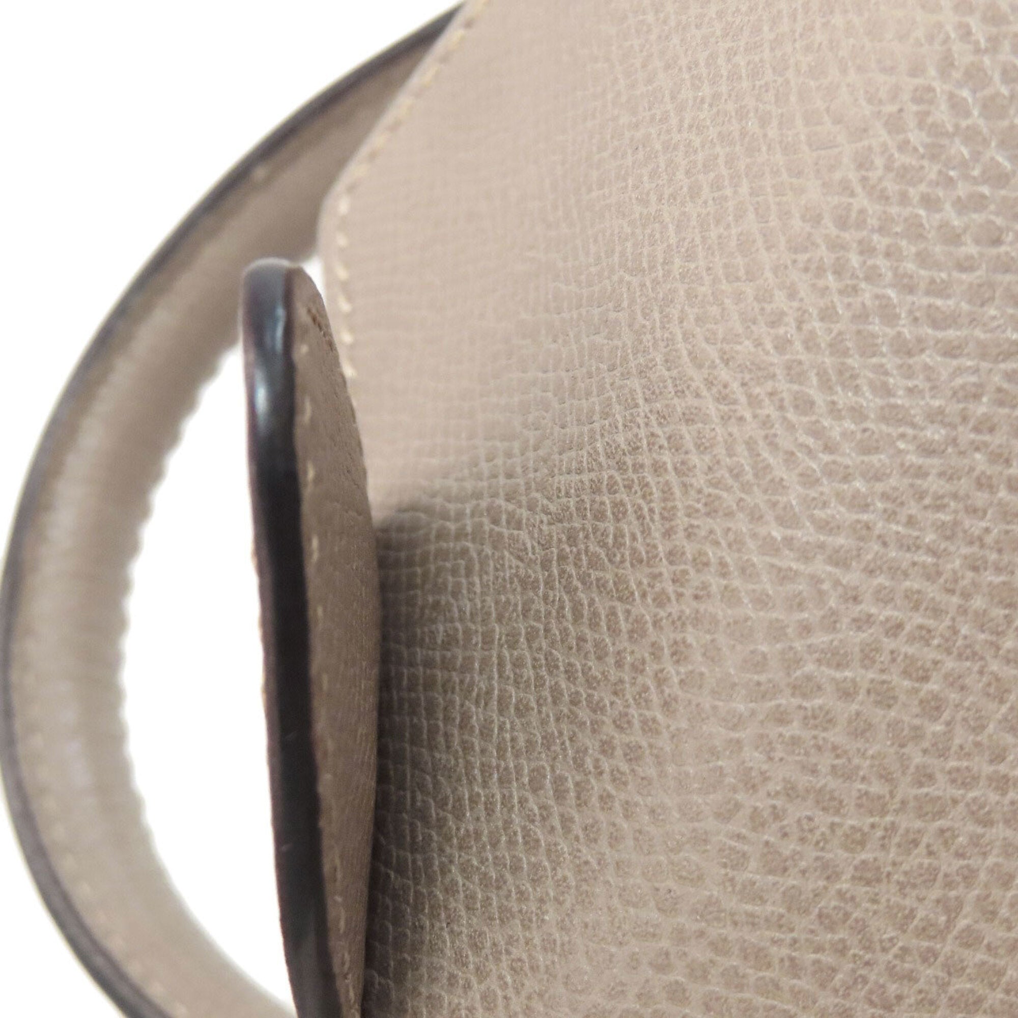 Valextra Beige Leather Handbag (Pre-Owned)