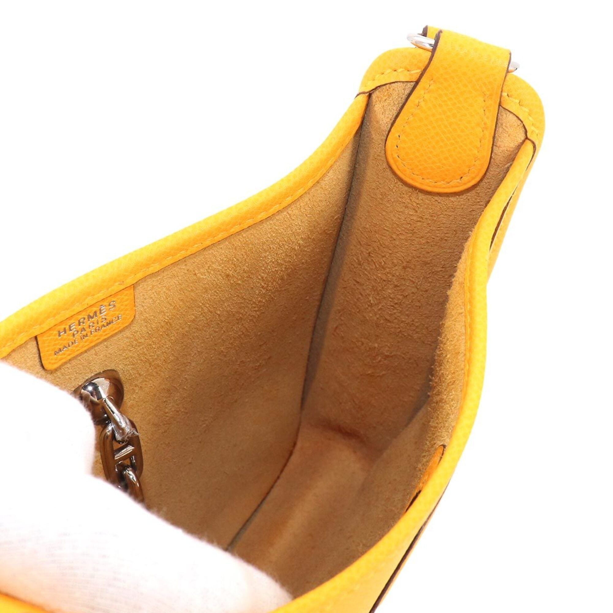 Hermes Jaune Epsom Leather Shoulder Bag (Pre-Owned)