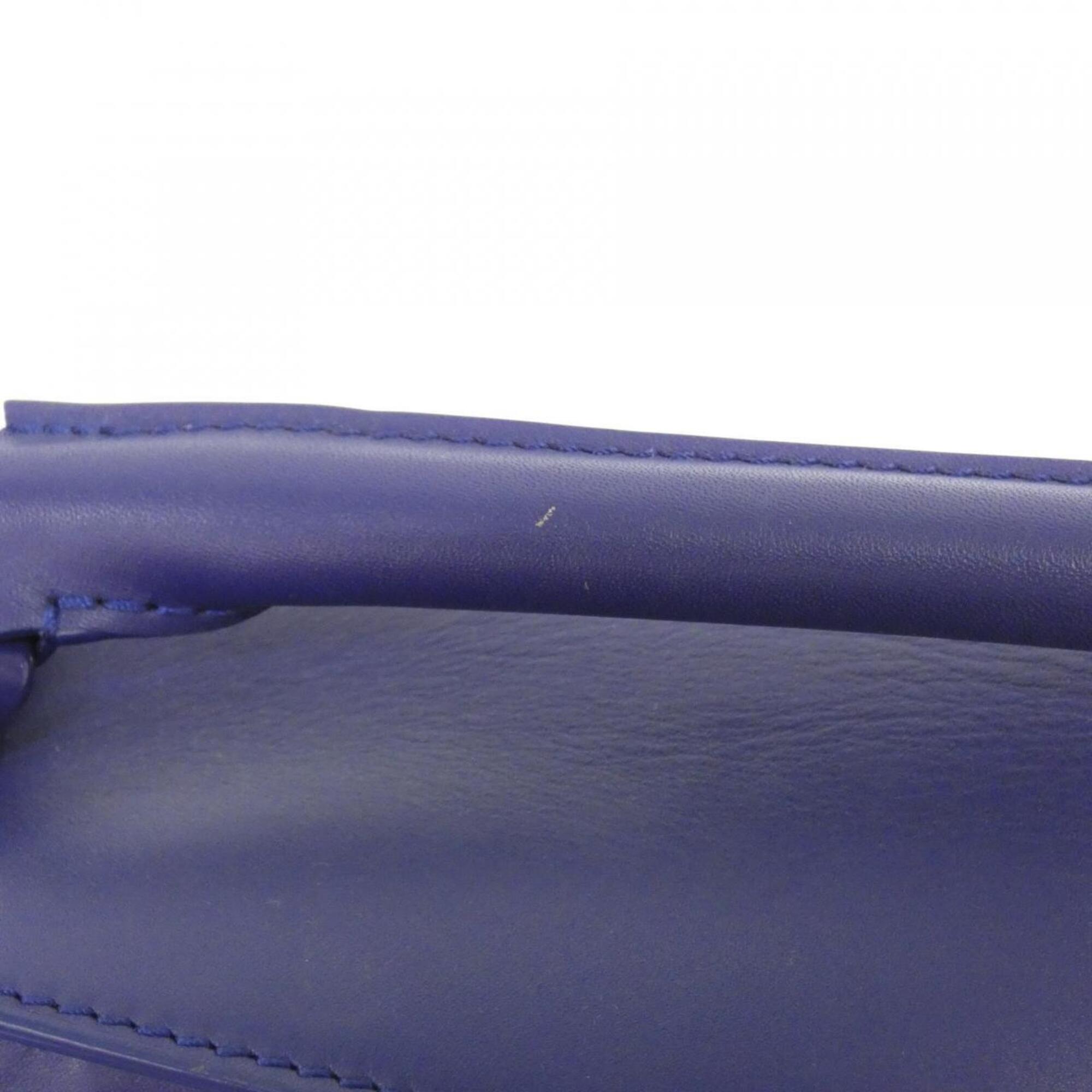 Loewe Deep Purple Purple Leather Handbag (Pre-Owned)
