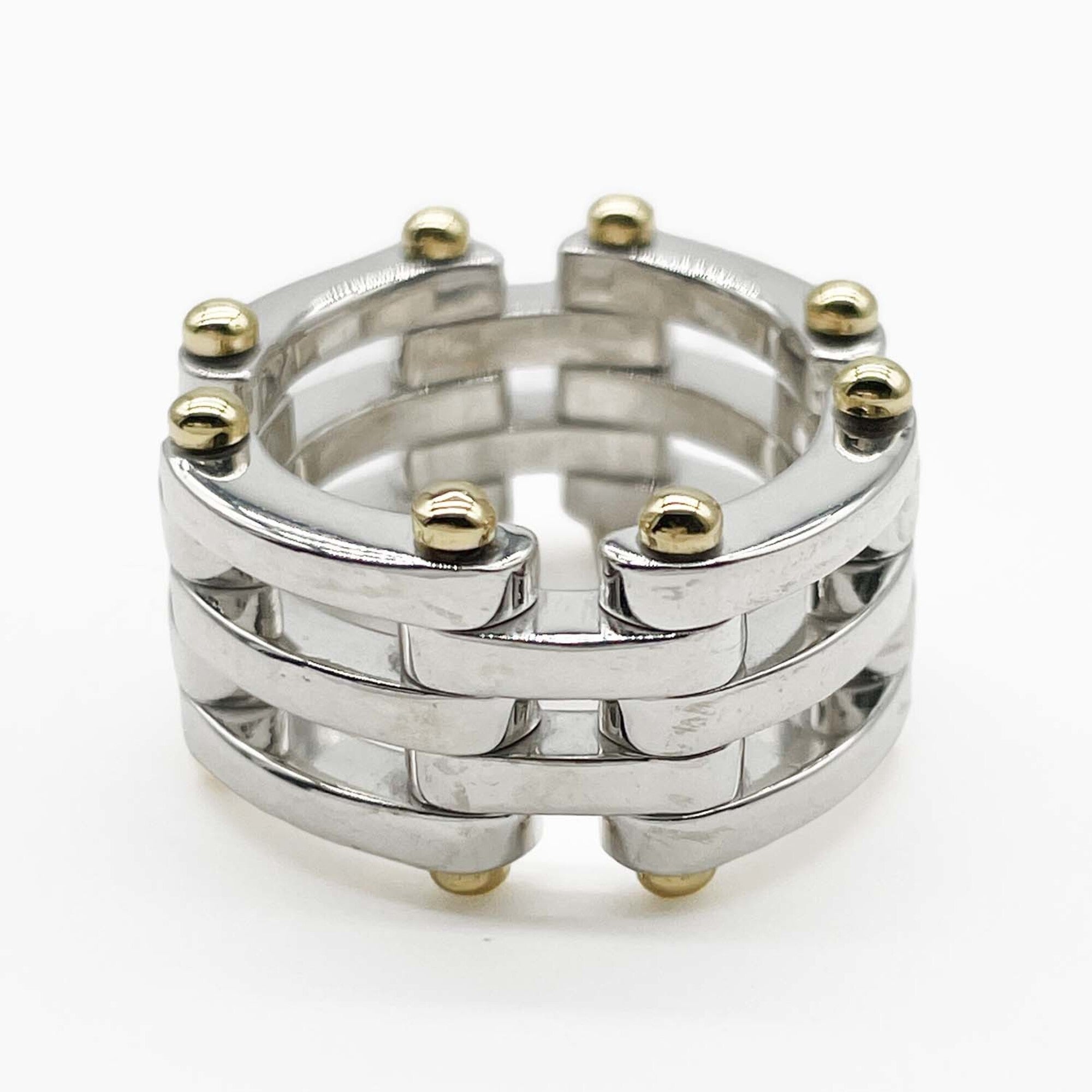 Tiffany Yellow Gold (18K) Silver 925 Band Ring (Pre-Owned)