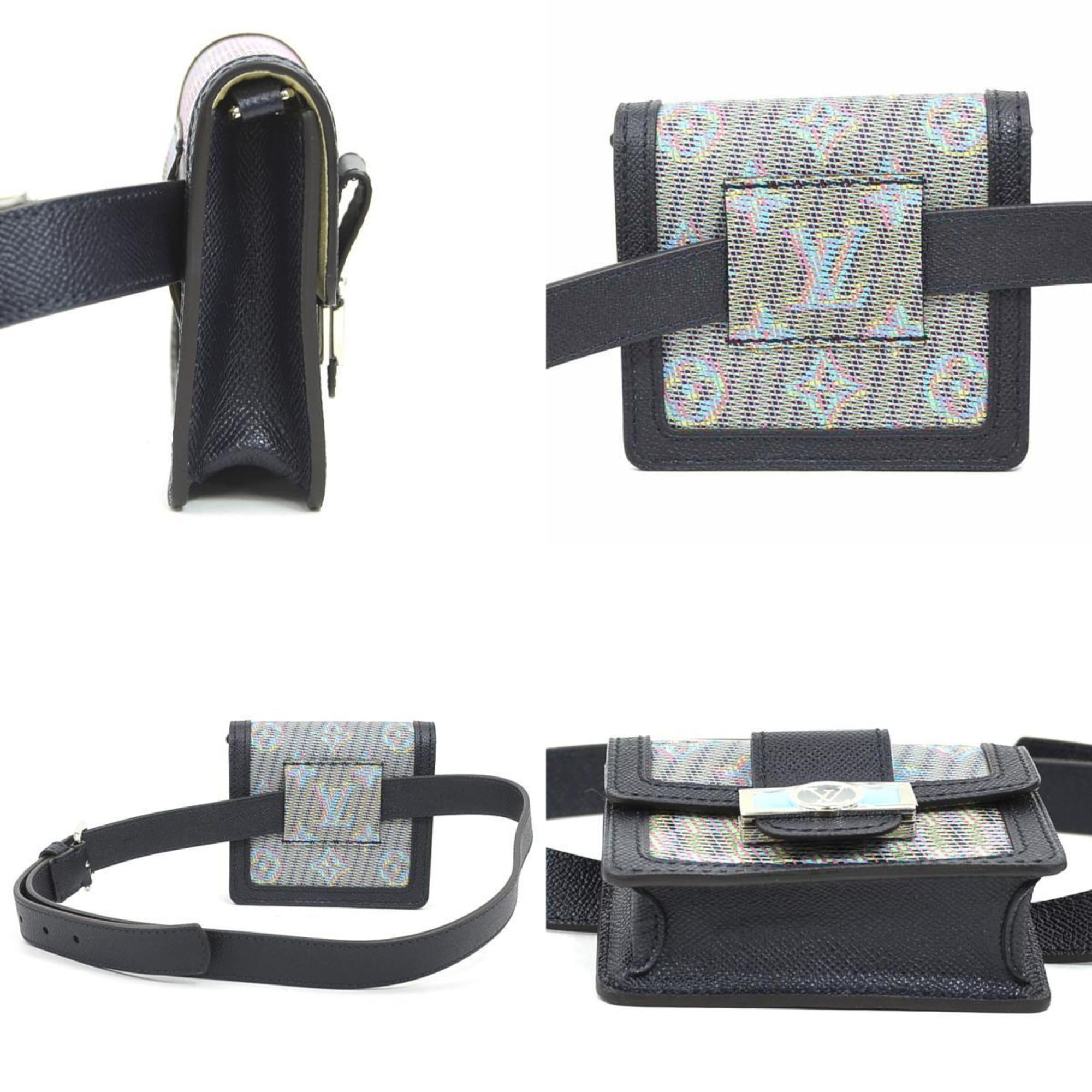 Louis Vuitton Black Multi-Color Monogram Fanny Pack Shoulder Bag (Pre-Owned)