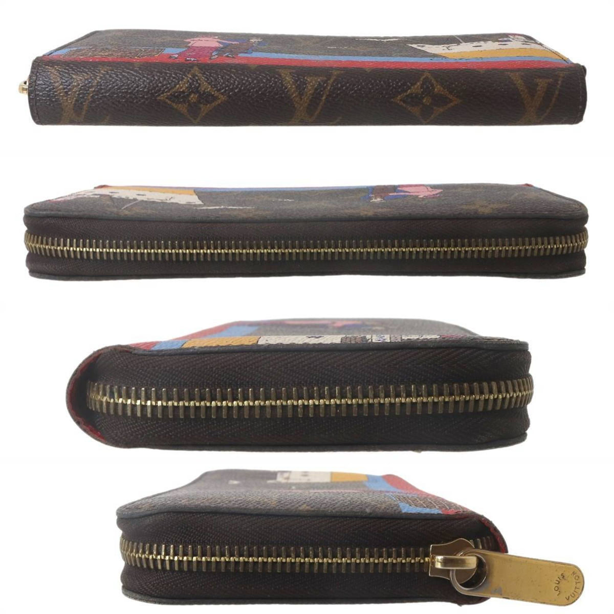 Louis Vuitton Monogram Brown Long Wallet (Bi-Fold) (Pre-Owned)