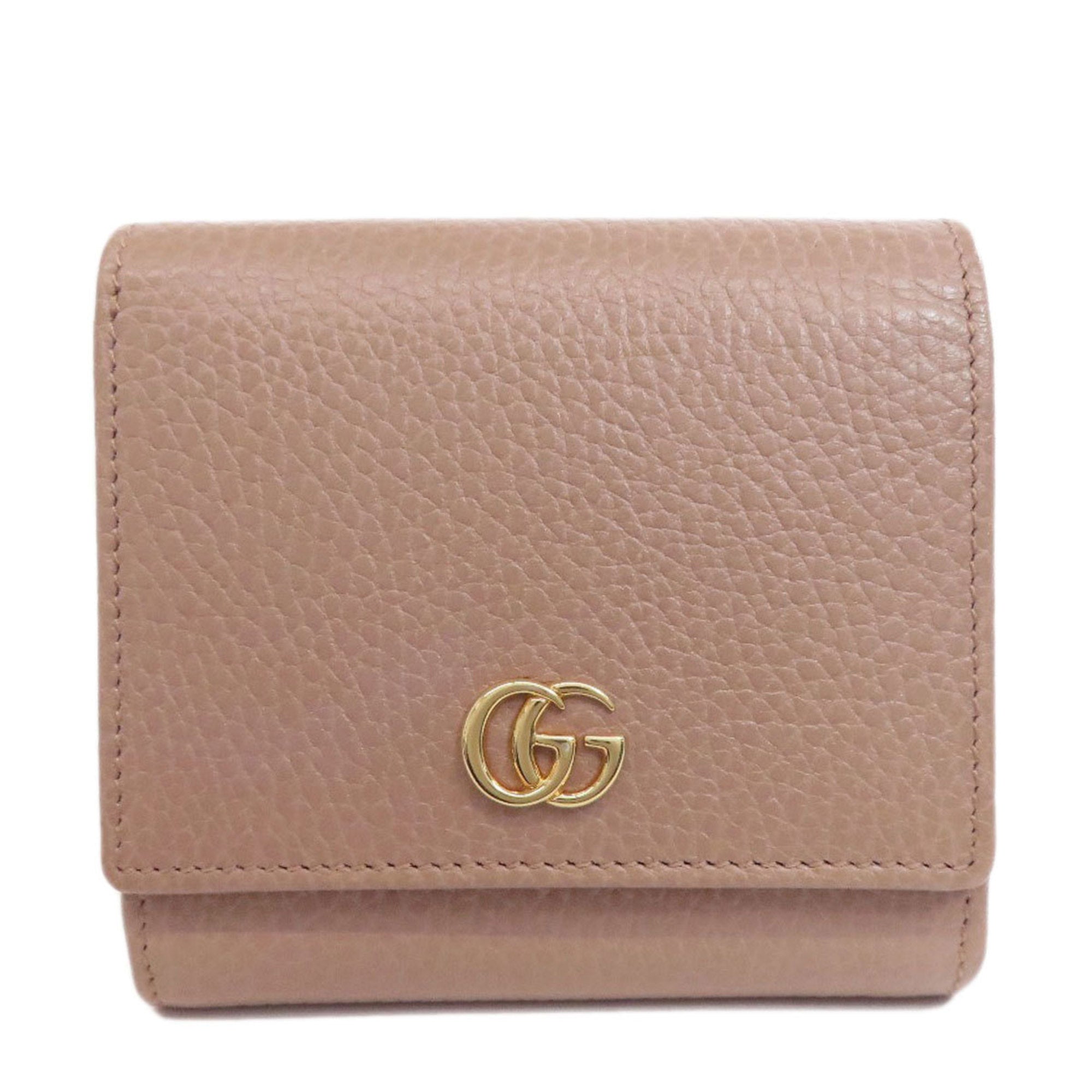 Gucci Beige Leather Wallet (Bi-Fold) (Pre-Owned)