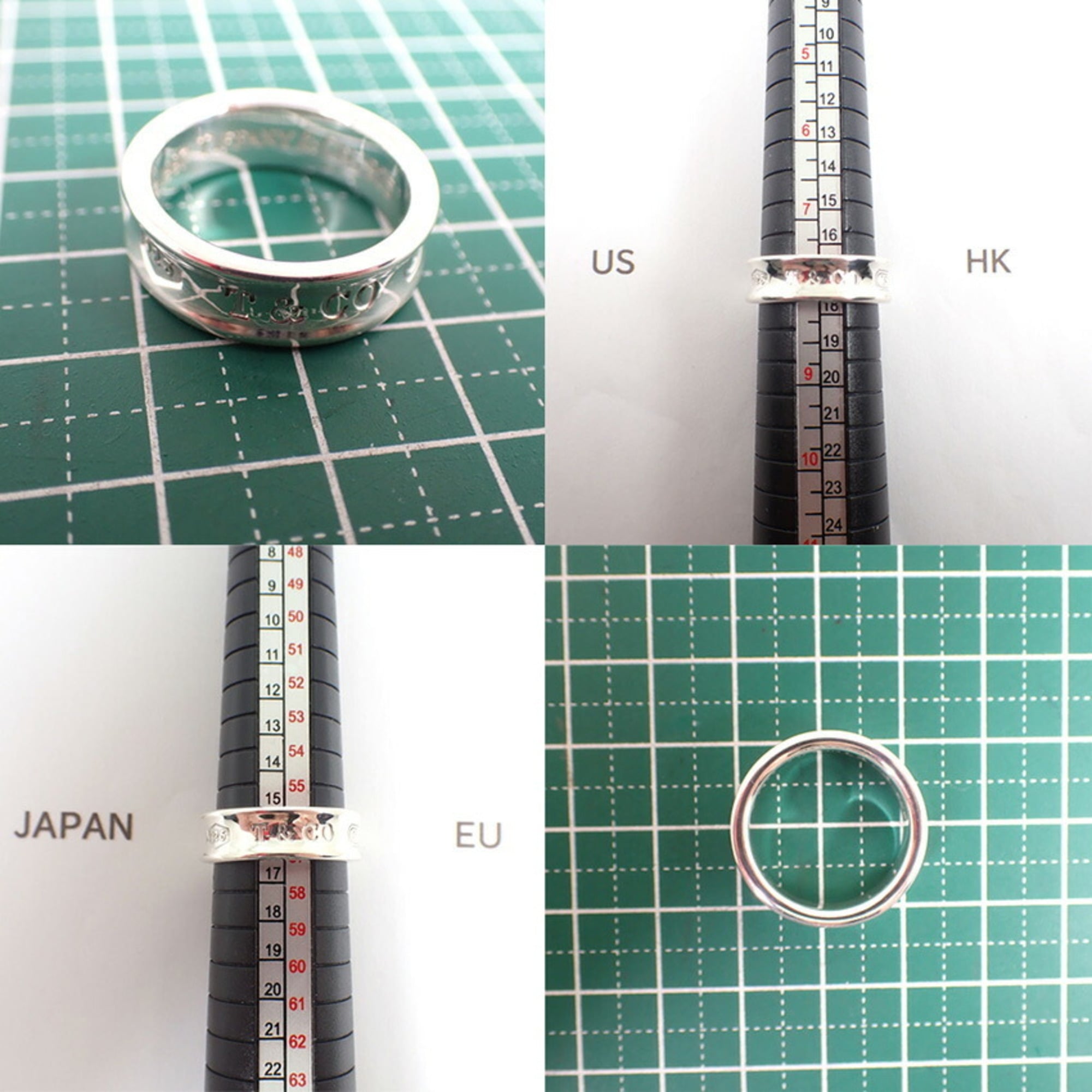 Tiffany Sterling Silver 925 Band Ring (Pre-Owned)