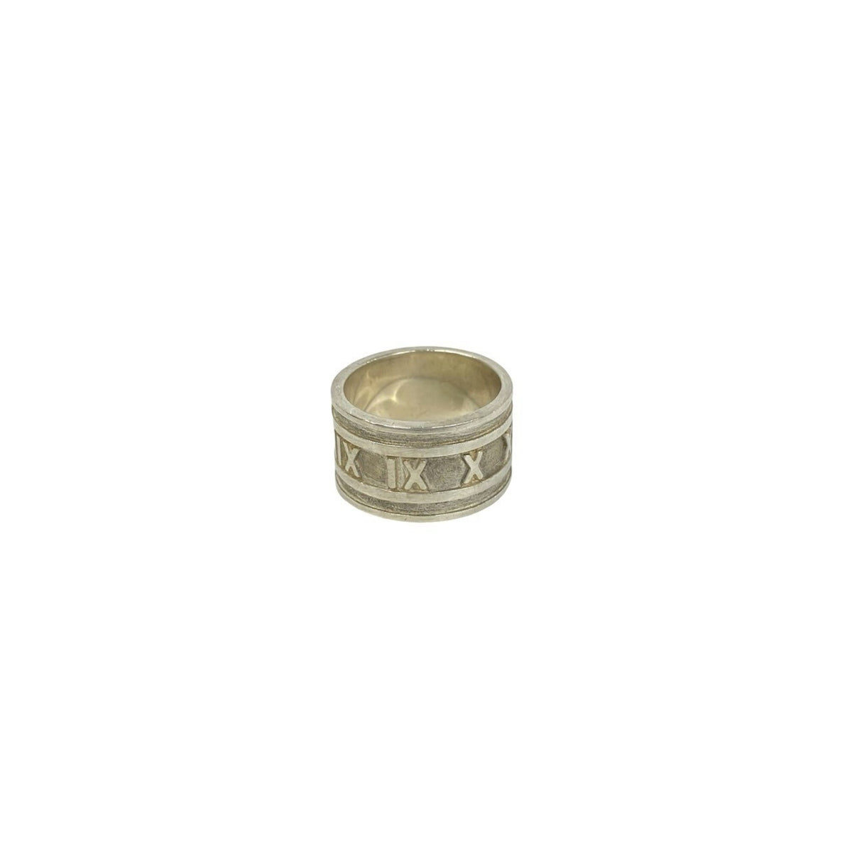 Tiffany Silver Silver 925 Band Ring (Pre-Owned)
