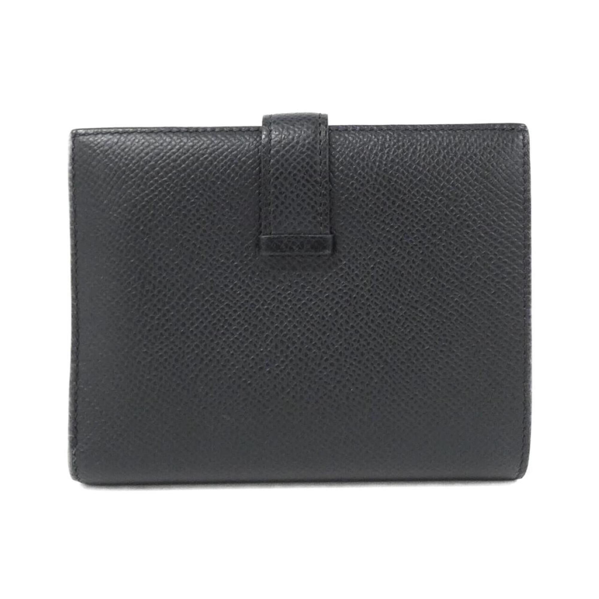 Hermes Black Epsom Leather Wallet (Bi-Fold) (Pre-Owned)