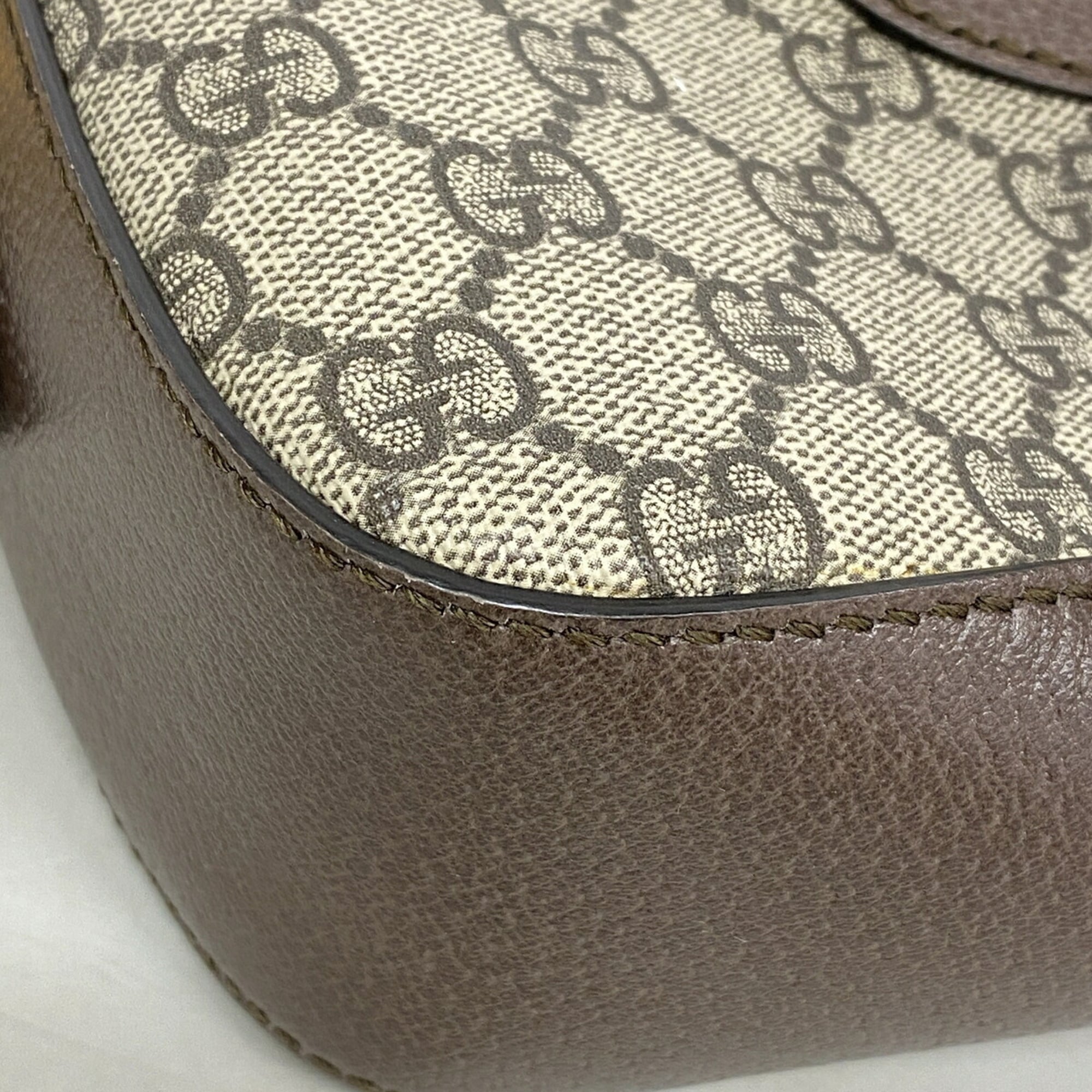 Gucci Brown Pvc Shoulder Bag (Pre-Owned)
