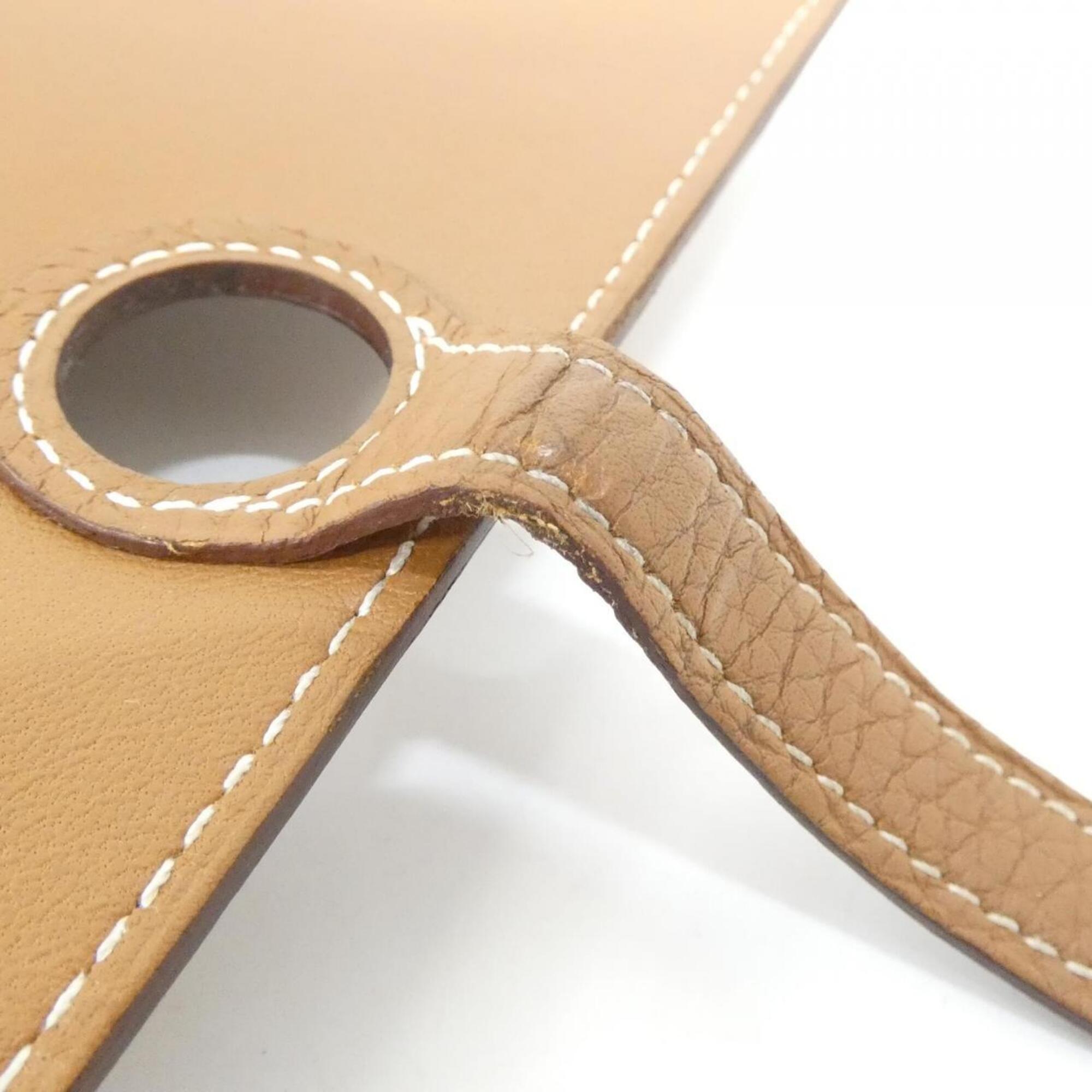 Hermes Brown Togo Leather Long Wallet (Bi-Fold) (Pre-Owned)