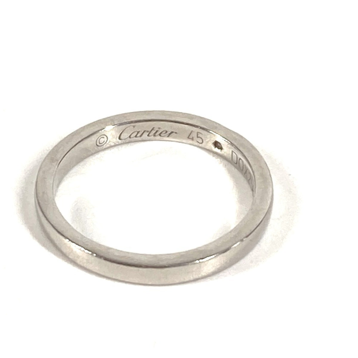 Cartier Silver Silver 925 Band Ring (Pre-Owned)
