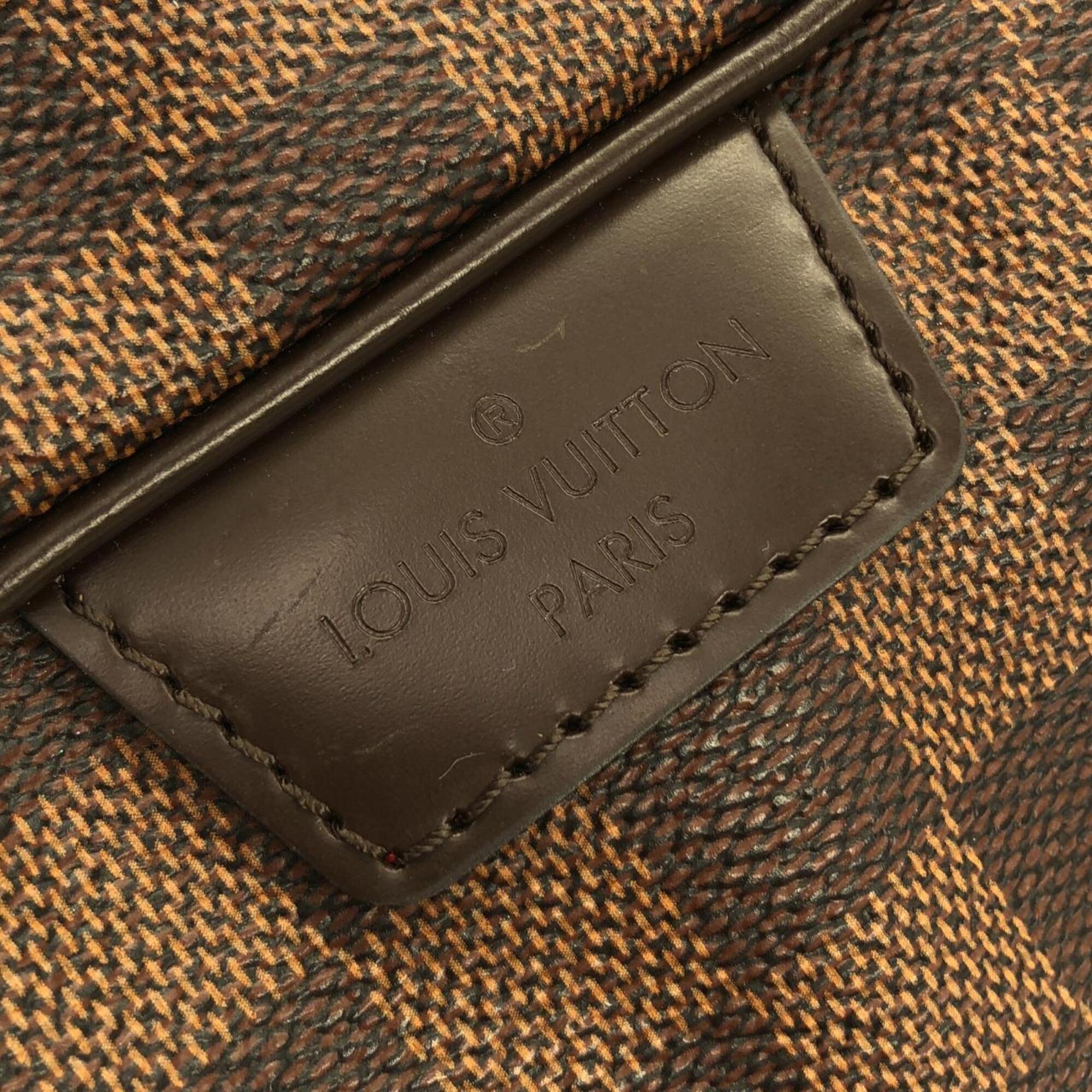 Louis Vuitton Damier Damier Canvas Ebene Damier Canvas Shoulder Bag (Pre-Owned)