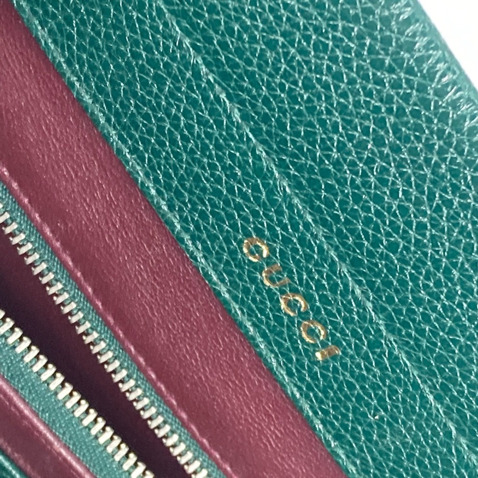 Gucci Green Leather Handbag (Pre-Owned)