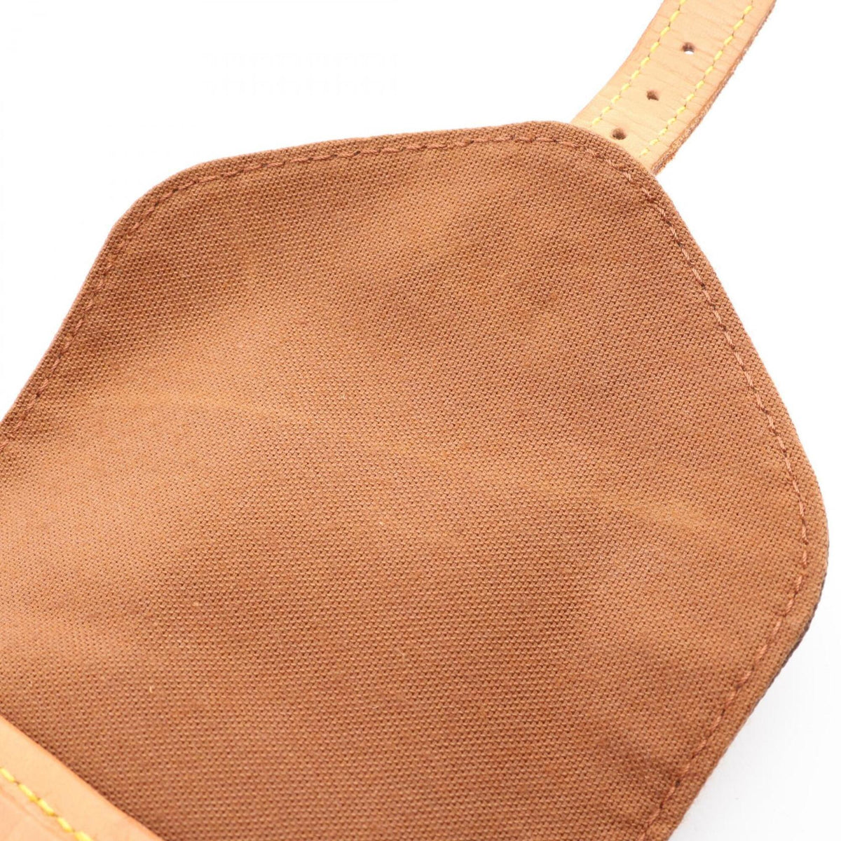 Louis Vuitton Brown Coated Canvas Leather Backpack Handbag (Pre-Owned)