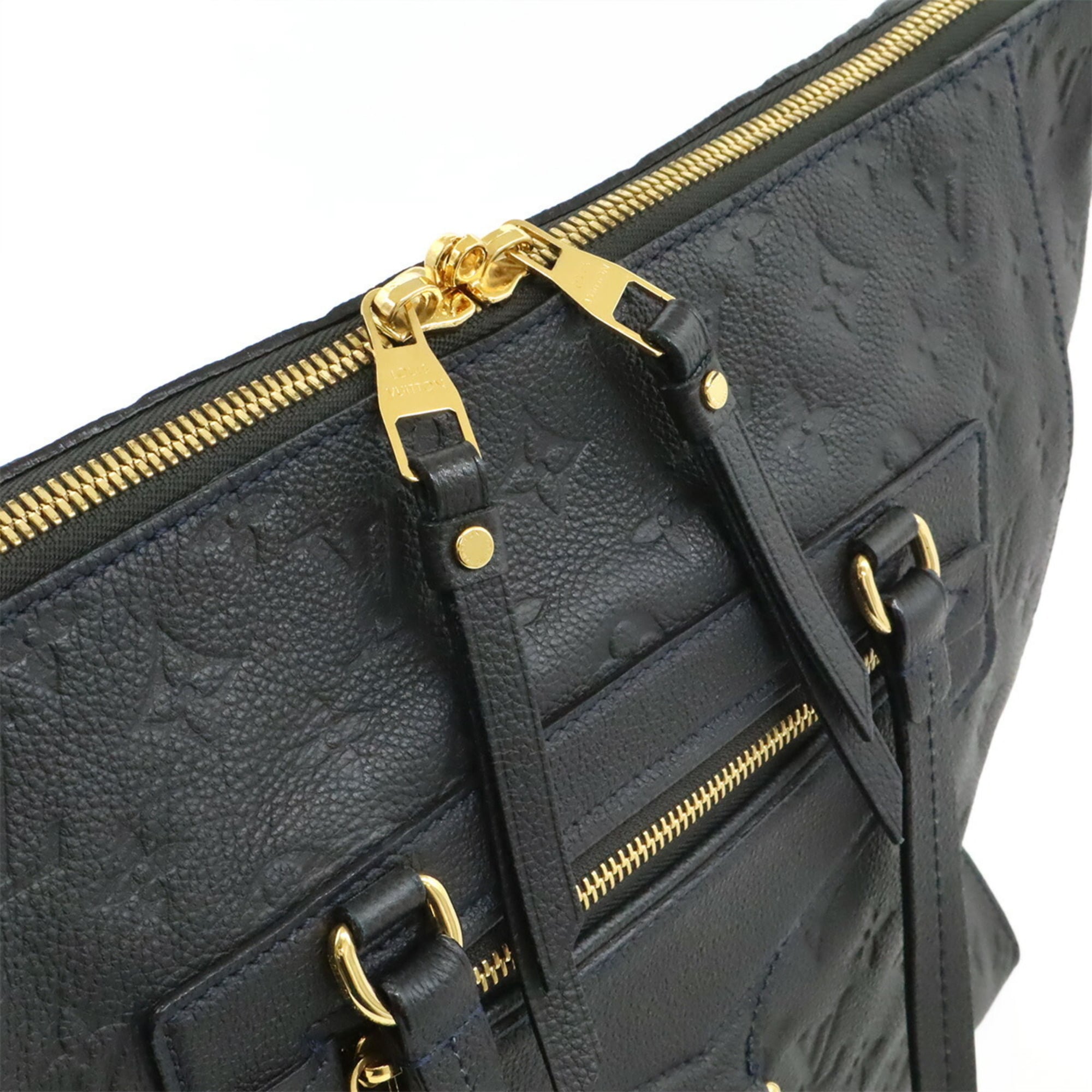 Louis Vuitton Galle Infini Navy Monogram Empreinte Tote Bag (Pre-Owned)