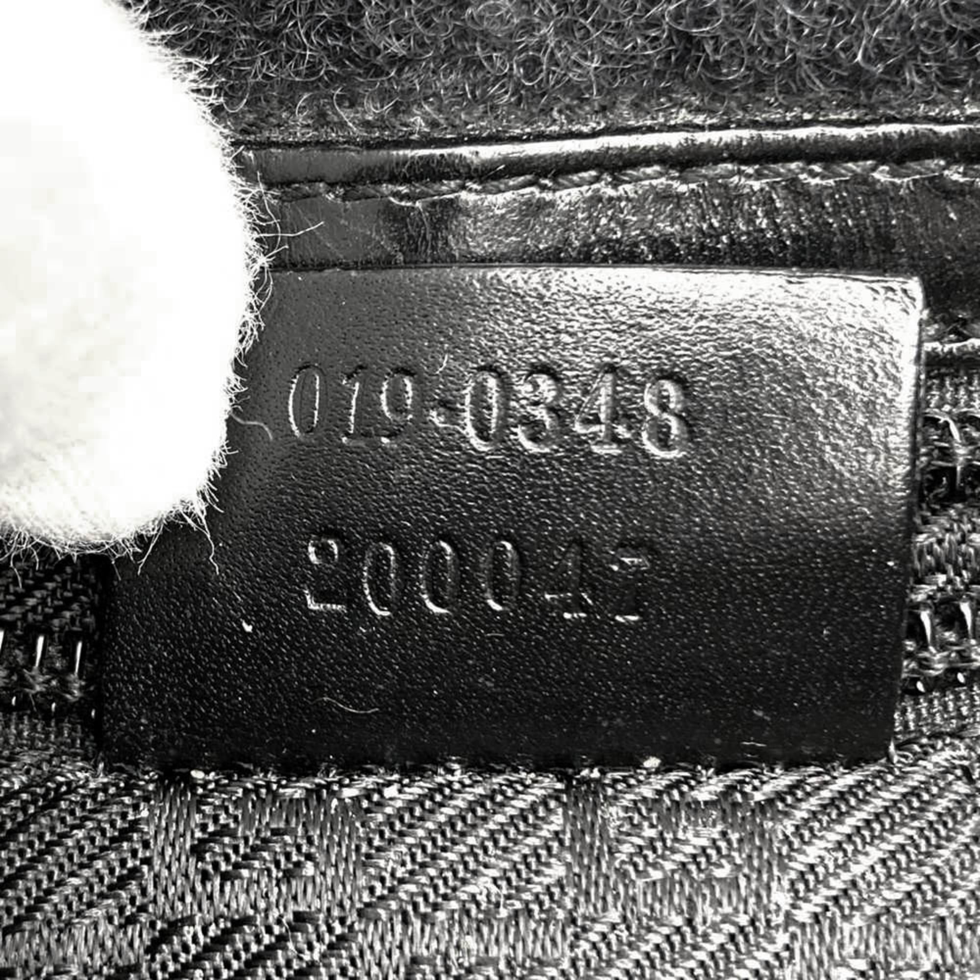 Gucci Black Nylon Leather Shoulder Bag (Pre-Owned)