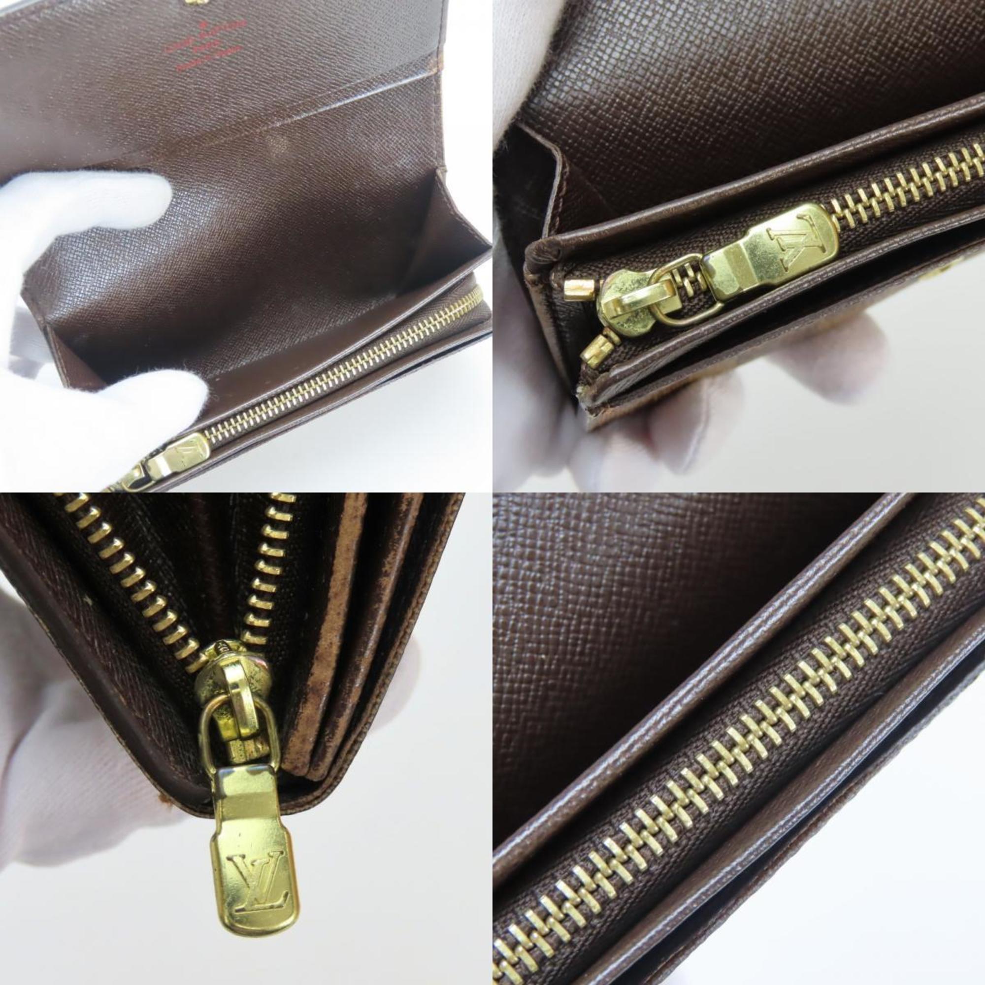 Louis Vuitton Damier Brown Ebene Wallet (Bi-Fold) (Pre-Owned)
