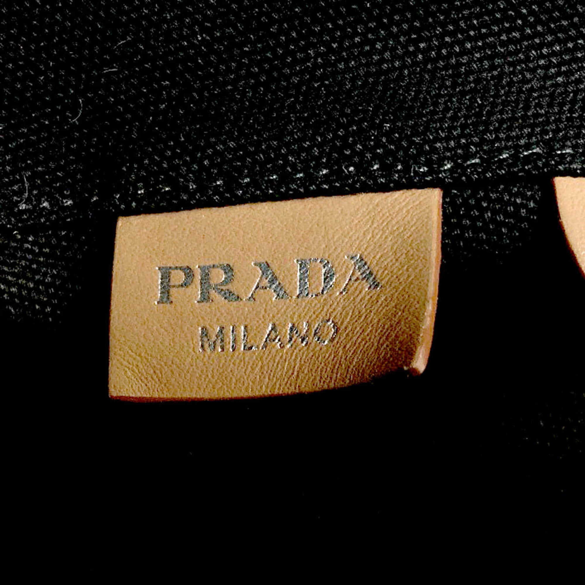 Prada Black Canvas Tote Bag (Pre-Owned)