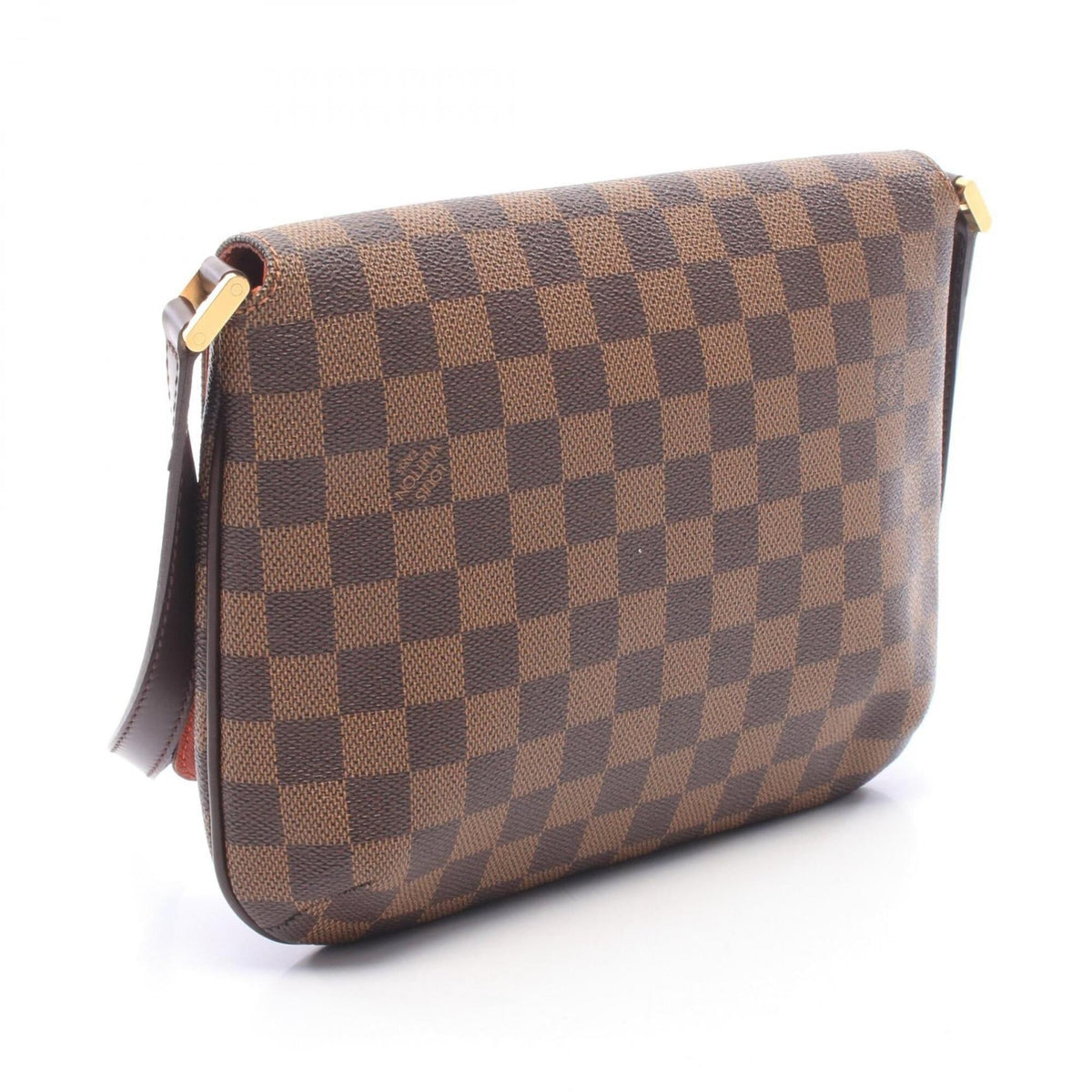 Louis Vuitton Brown Coated Canvas Leather Handbag Shoulder Bag (Pre-Owned)
