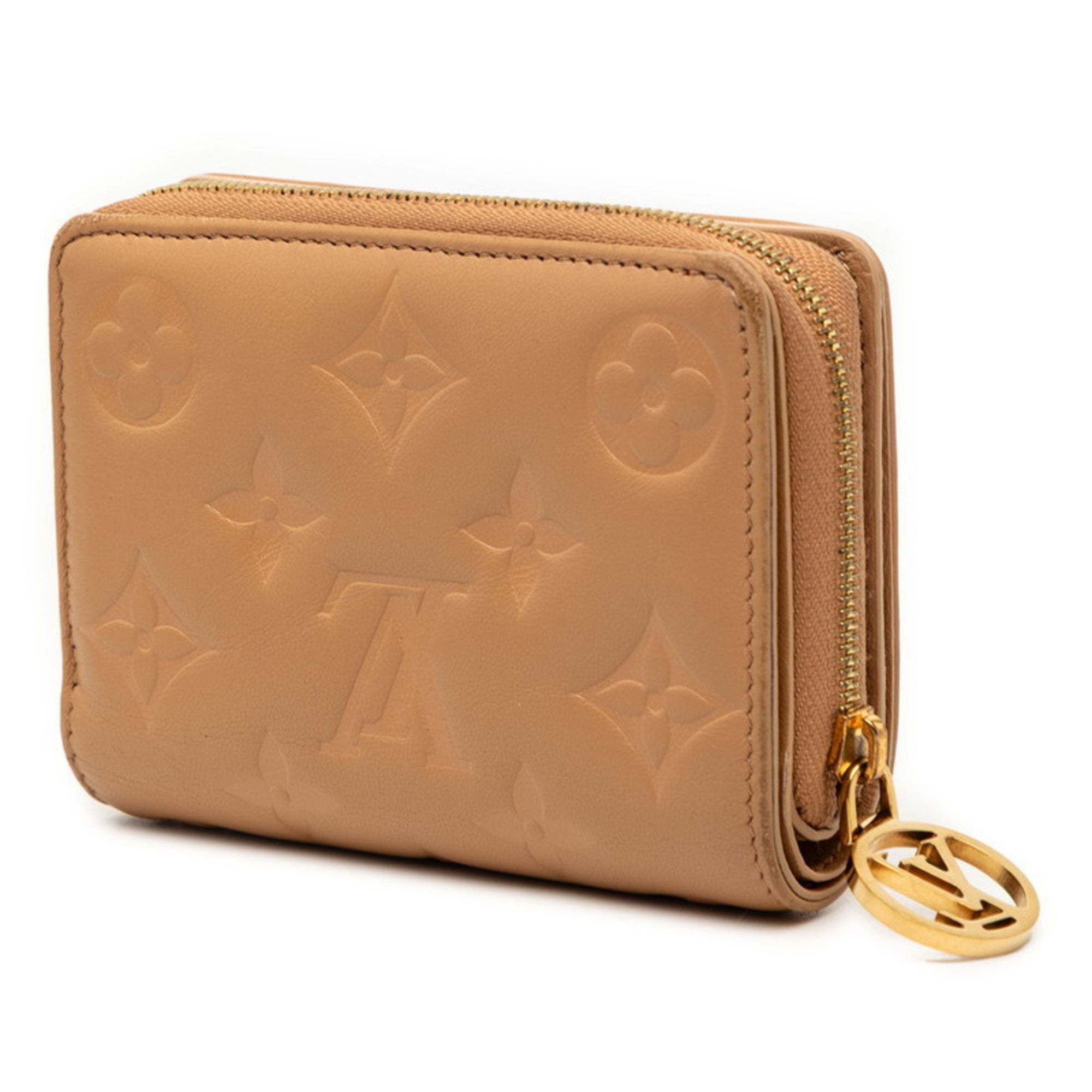Louis Vuitton Brown Camel Leather Wallet (Bi-Fold) (Pre-Owned)