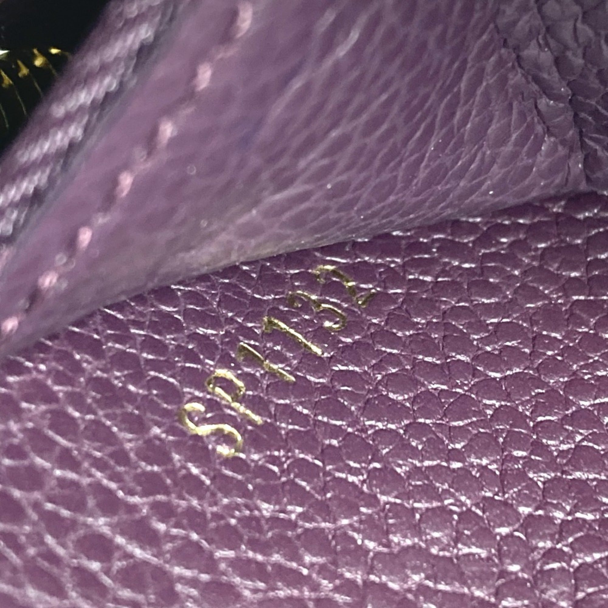 Louis Vuitton Monogram Empreinte Orb Purple Monogram Empreinte Long Wallet (Bi-Fold) (Pre-Owned)