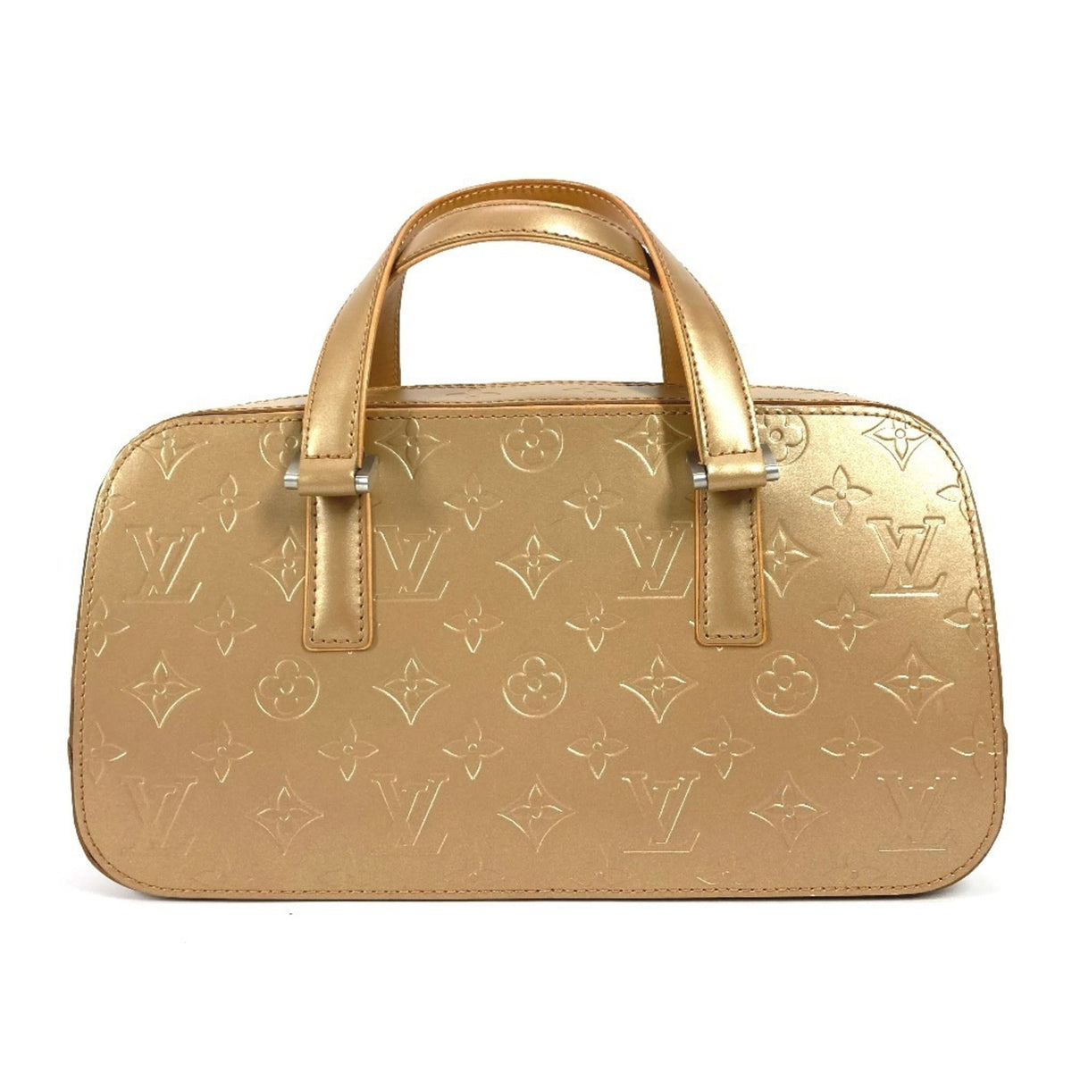 Louis Vuitton Ambre Beige Monogram Mat Leather Handbag Tote Bag (Pre-Owned)