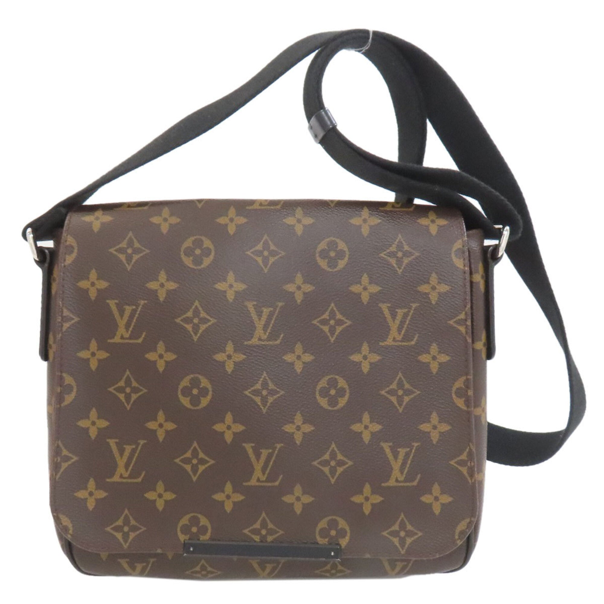 Louis Vuitton Black Brown Monogram Monogram Canvas Shoulder Bag (Pre-Owned)