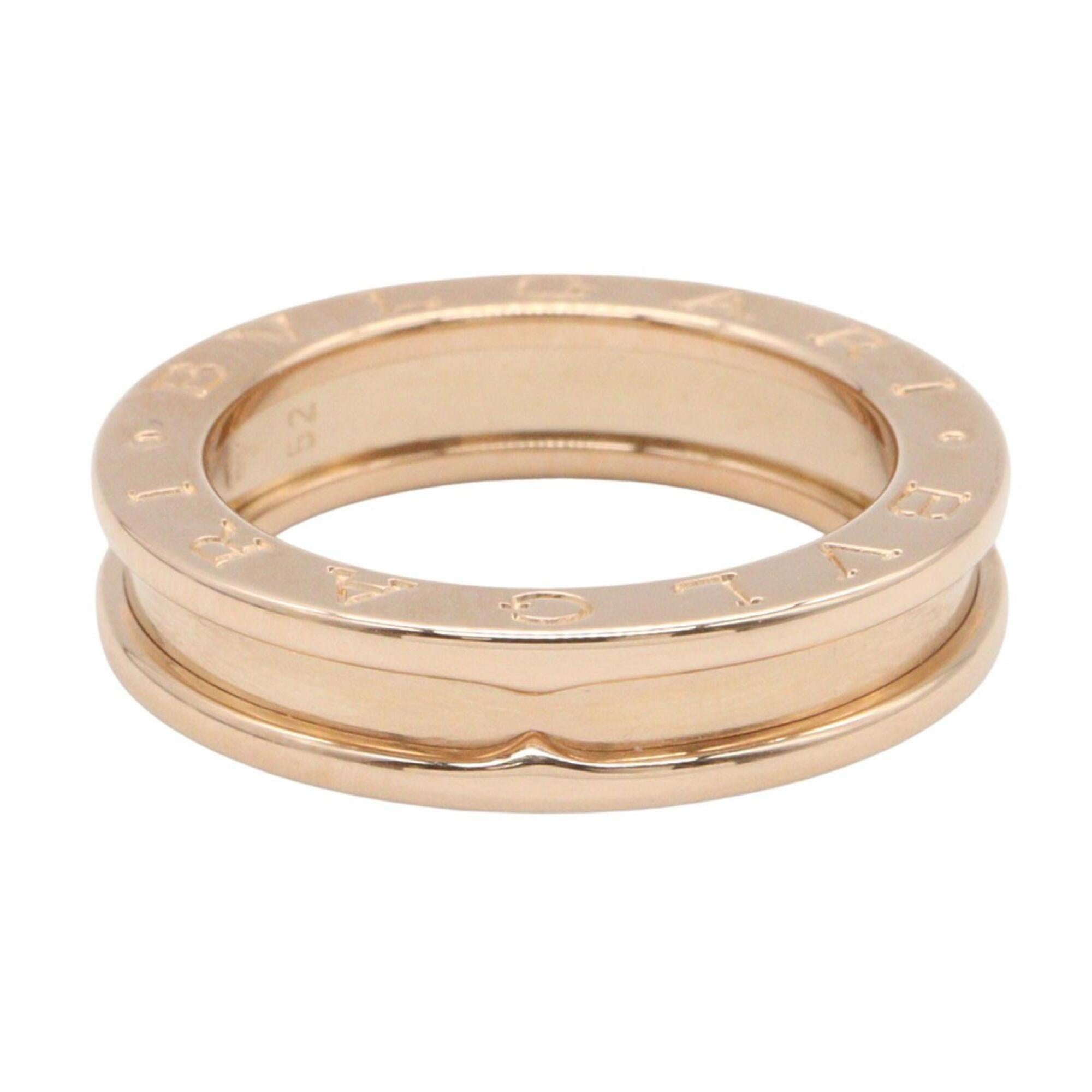 Bvlgari Gold Pink Gold (18K) Band Ring (Pre-Owned)