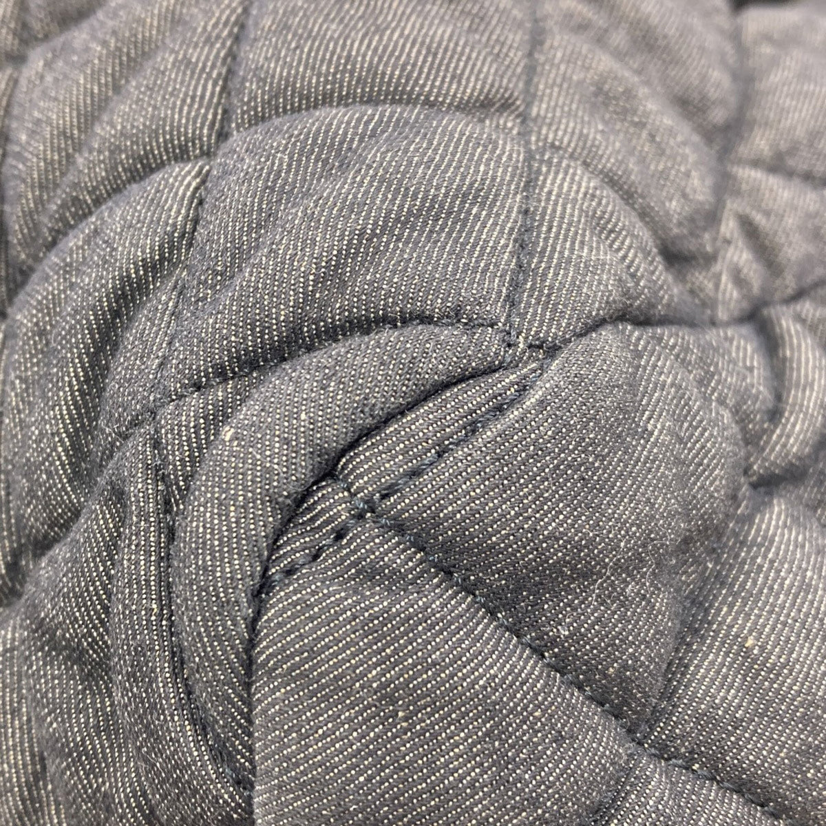 Chanel Denim Gray Denim Tote Bag (Pre-Owned)