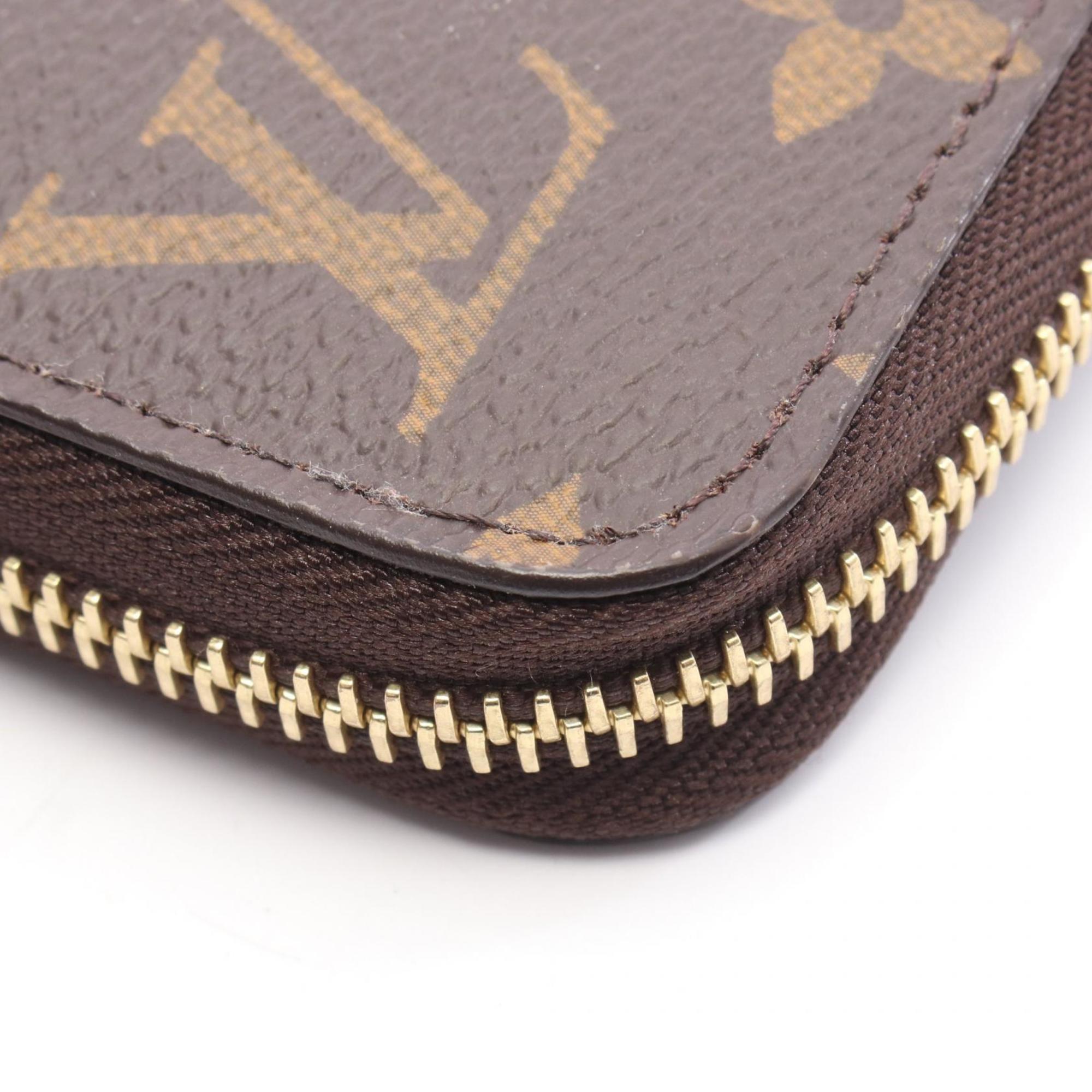 Louis Vuitton Brown Pink Rose Ballerine Monogram Leather Pvc Long Wallet (Bi-Fold) (Pre-Owned)