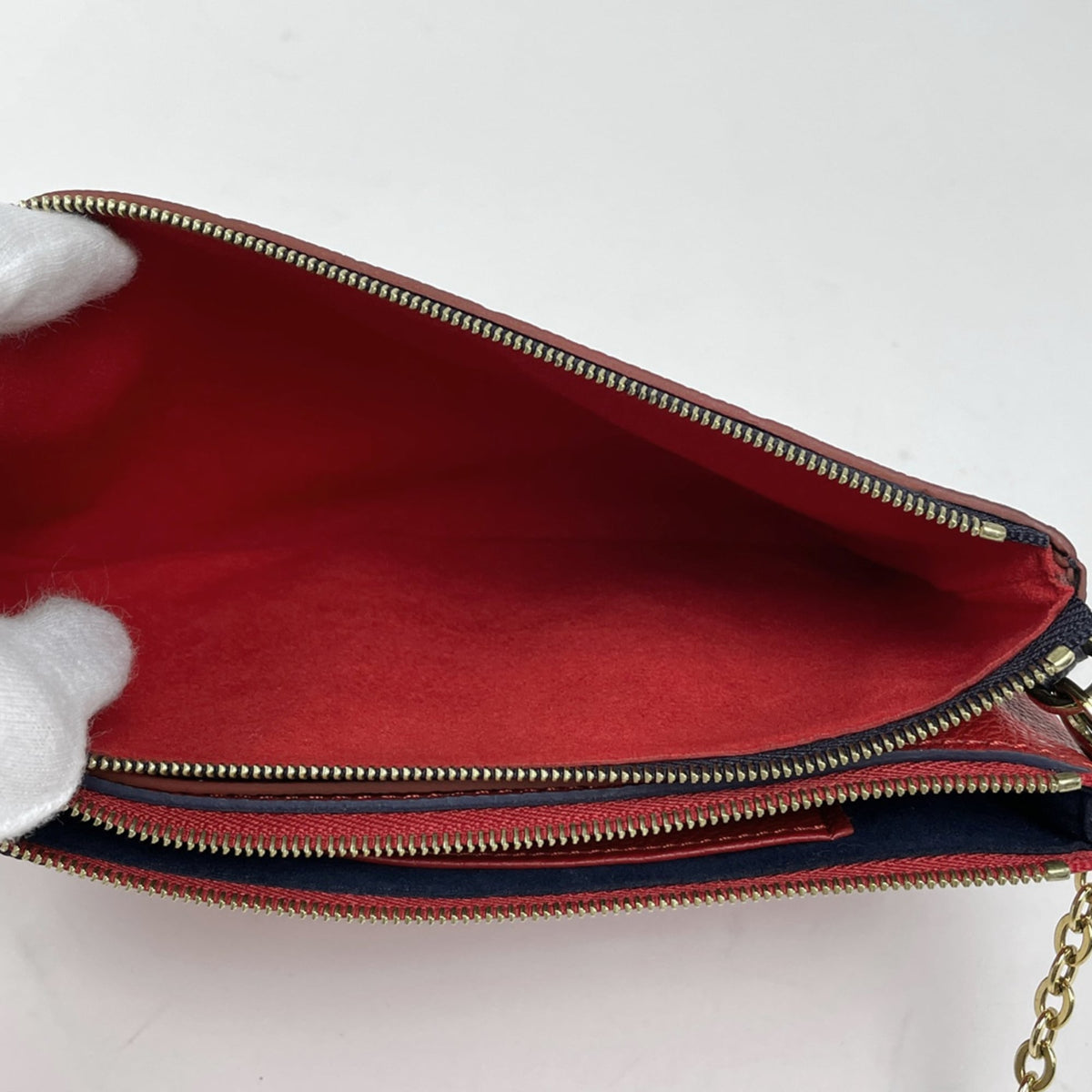 Louis Vuitton Marine Rouge Monogram Empreinte Pochette Shoulder Bag (Pre-Owned)