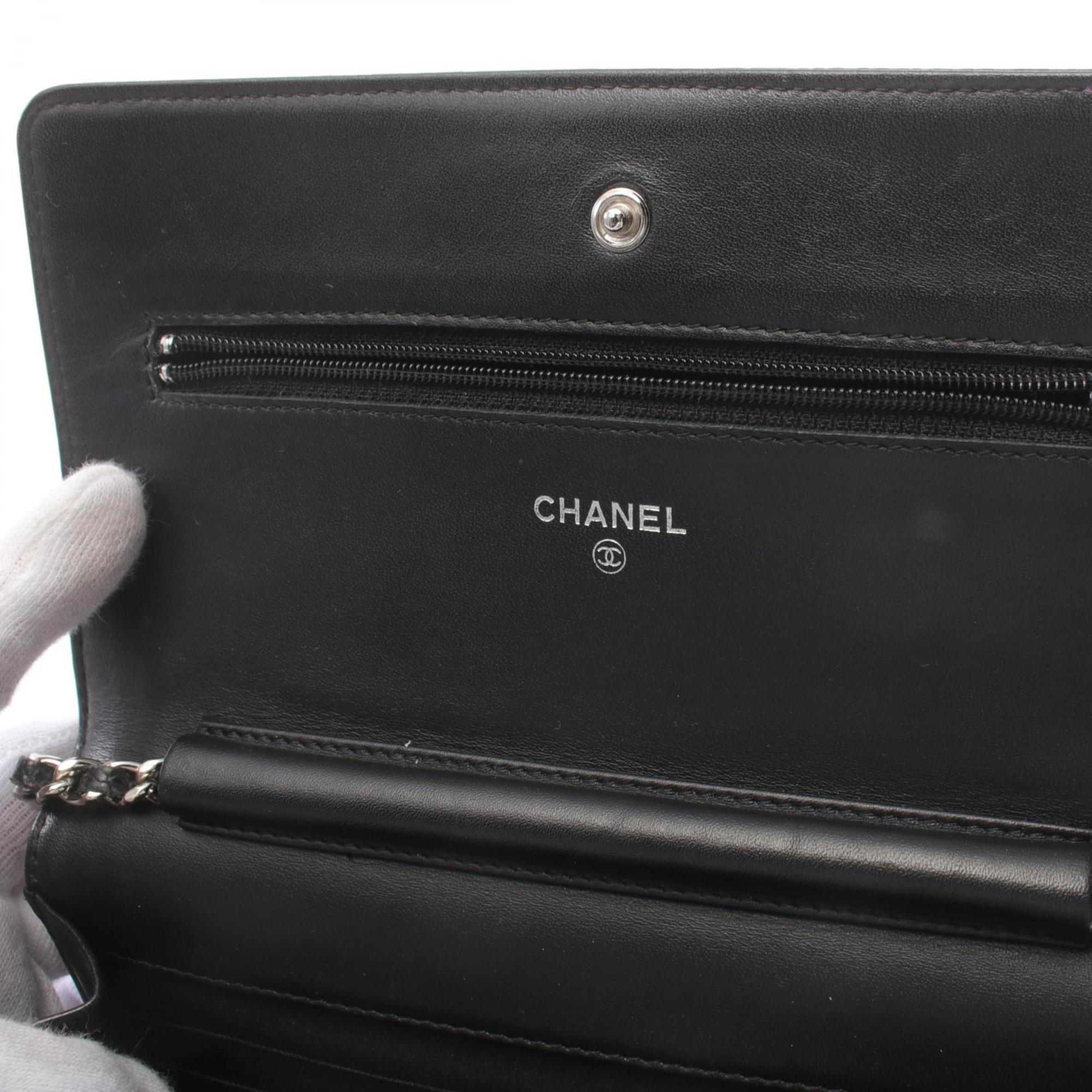 Chanel Caviar Skin Black Caviar Leather Shoulder Bag (Pre-Owned)