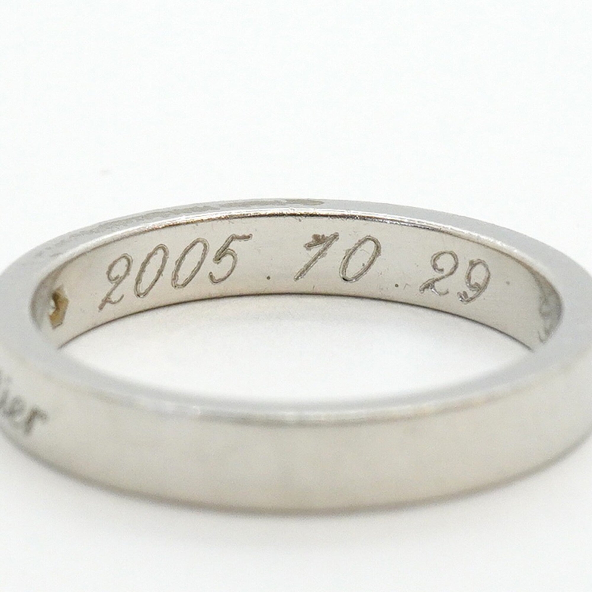 Cartier Platinum 950 Band Ring (Pre-Owned)