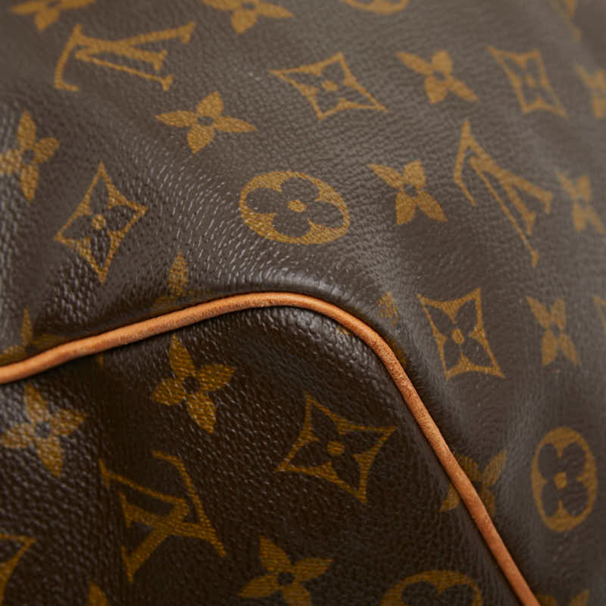 Louis Vuitton Brown Pvc Leather Boston Bag Shoulder Bag (Pre-Owned)