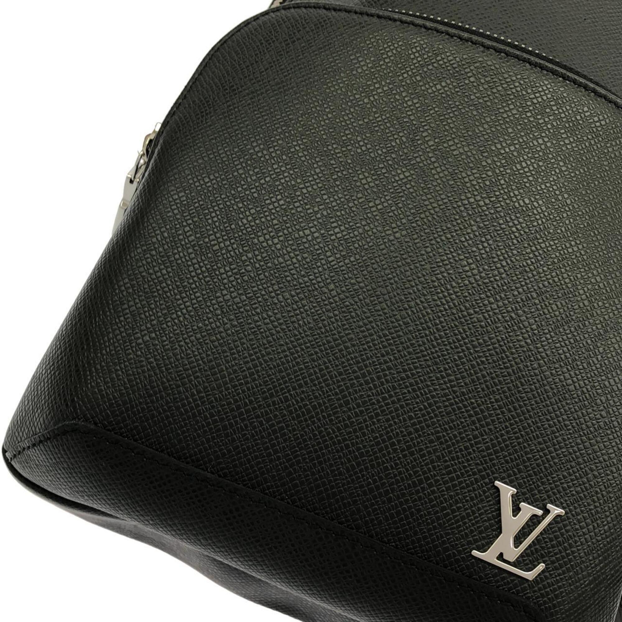 Louis Vuitton Taiga Black Leather Handbag (Pre-Owned)