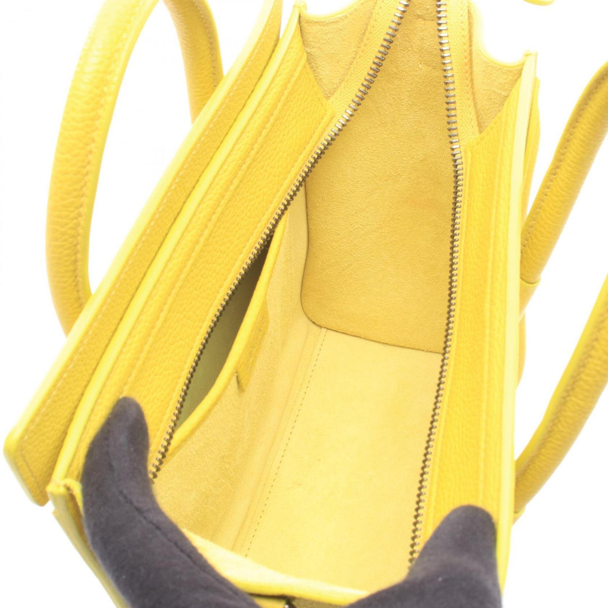 Celine Yellow Leather Handbag (Pre-Owned)