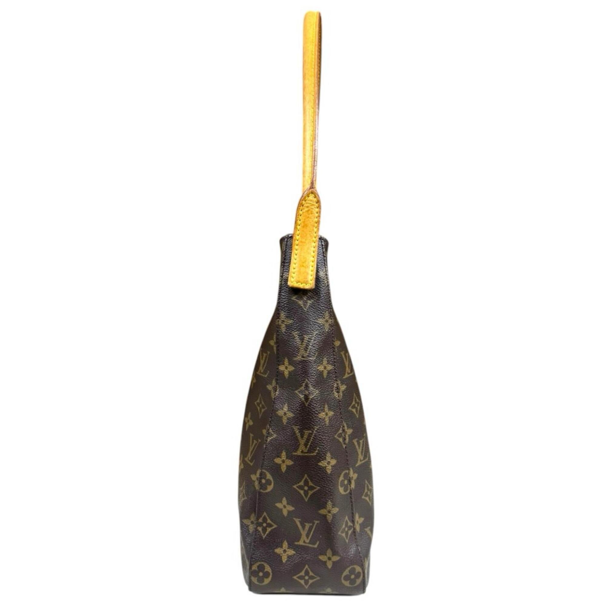 Louis Vuitton Brown Monogram Canvas Shoulder Bag (Pre-Owned)