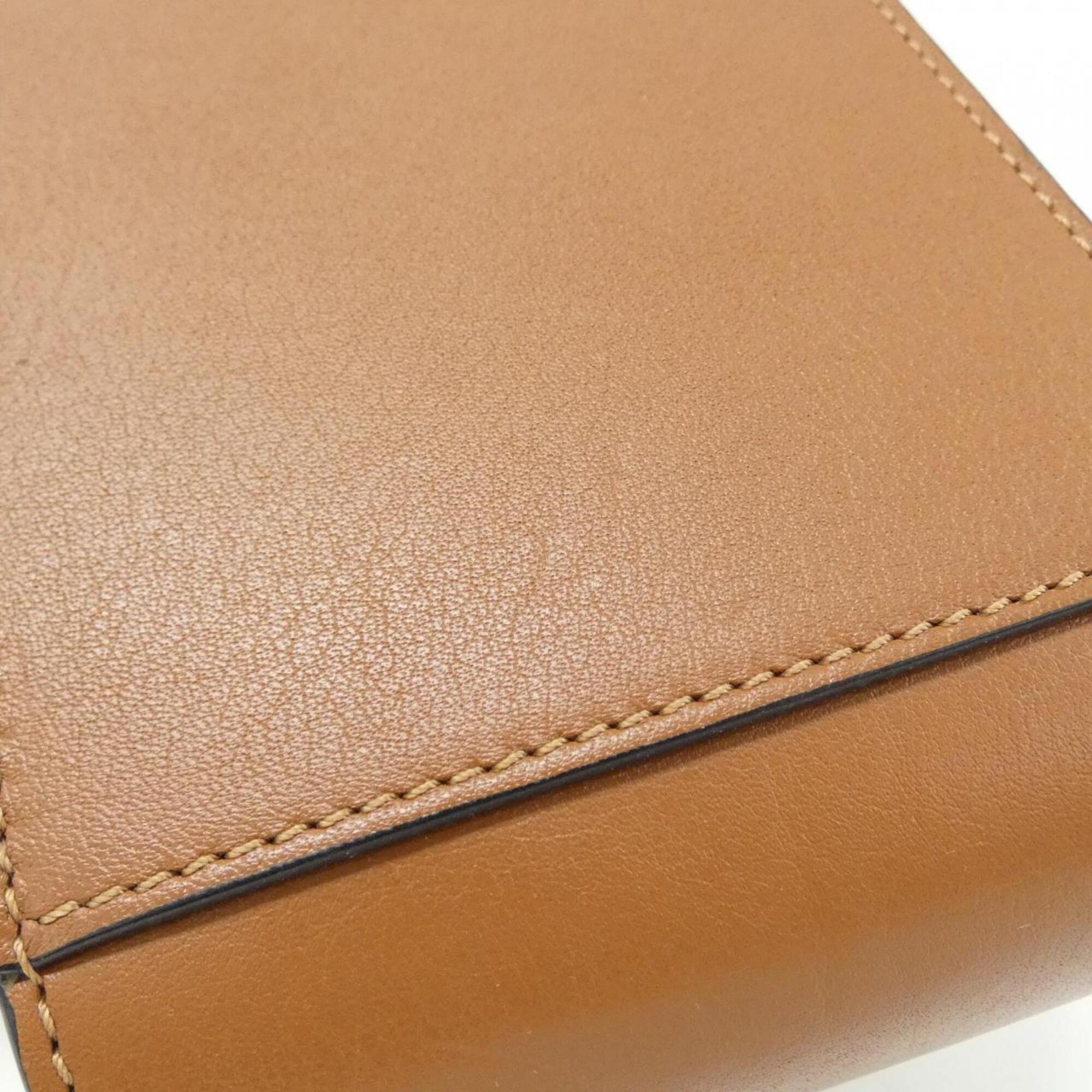 Loewe Brown Leather Shoulder Bag (Pre-Owned)