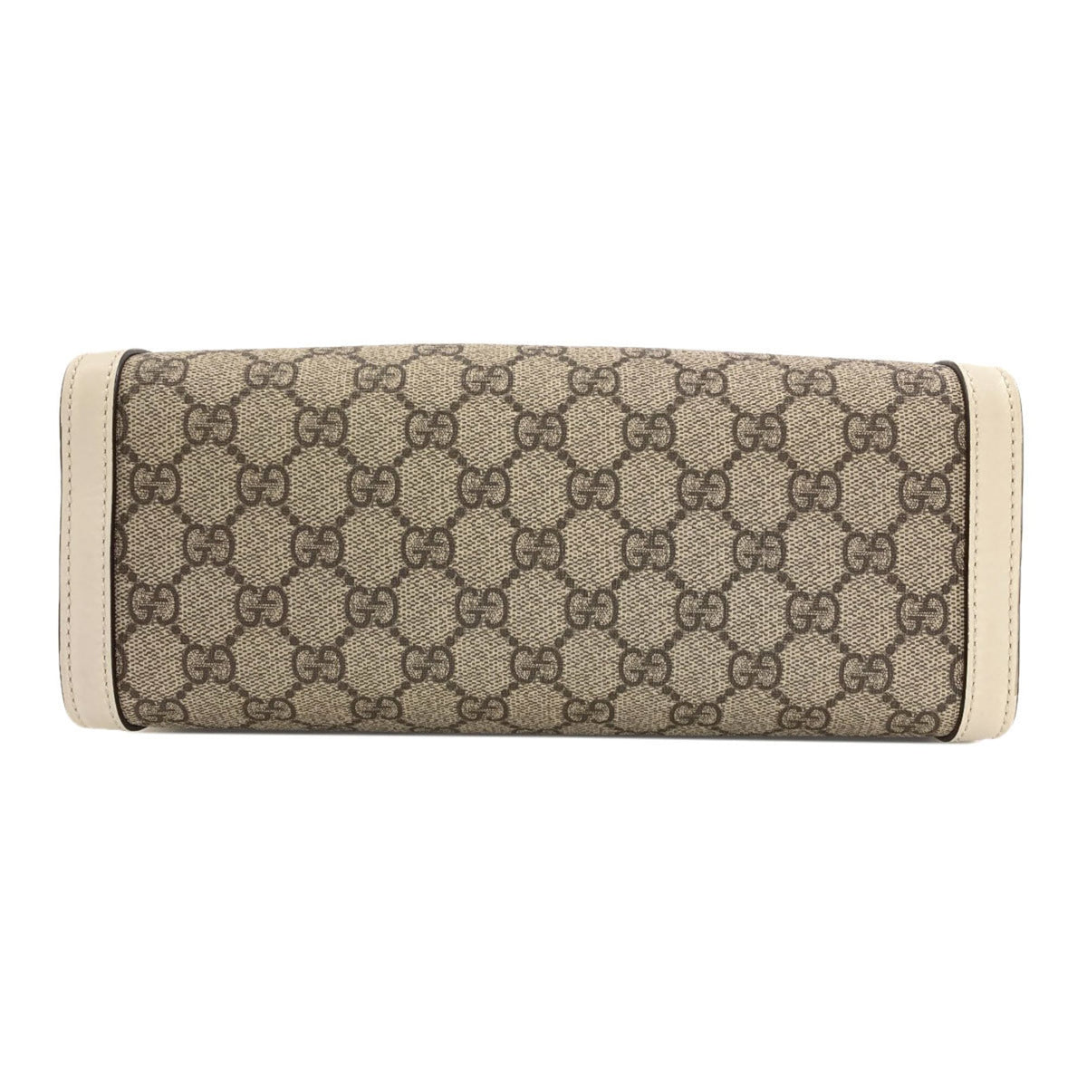 Gucci Brown White Pvc Shoulder Bag (Pre-Owned)