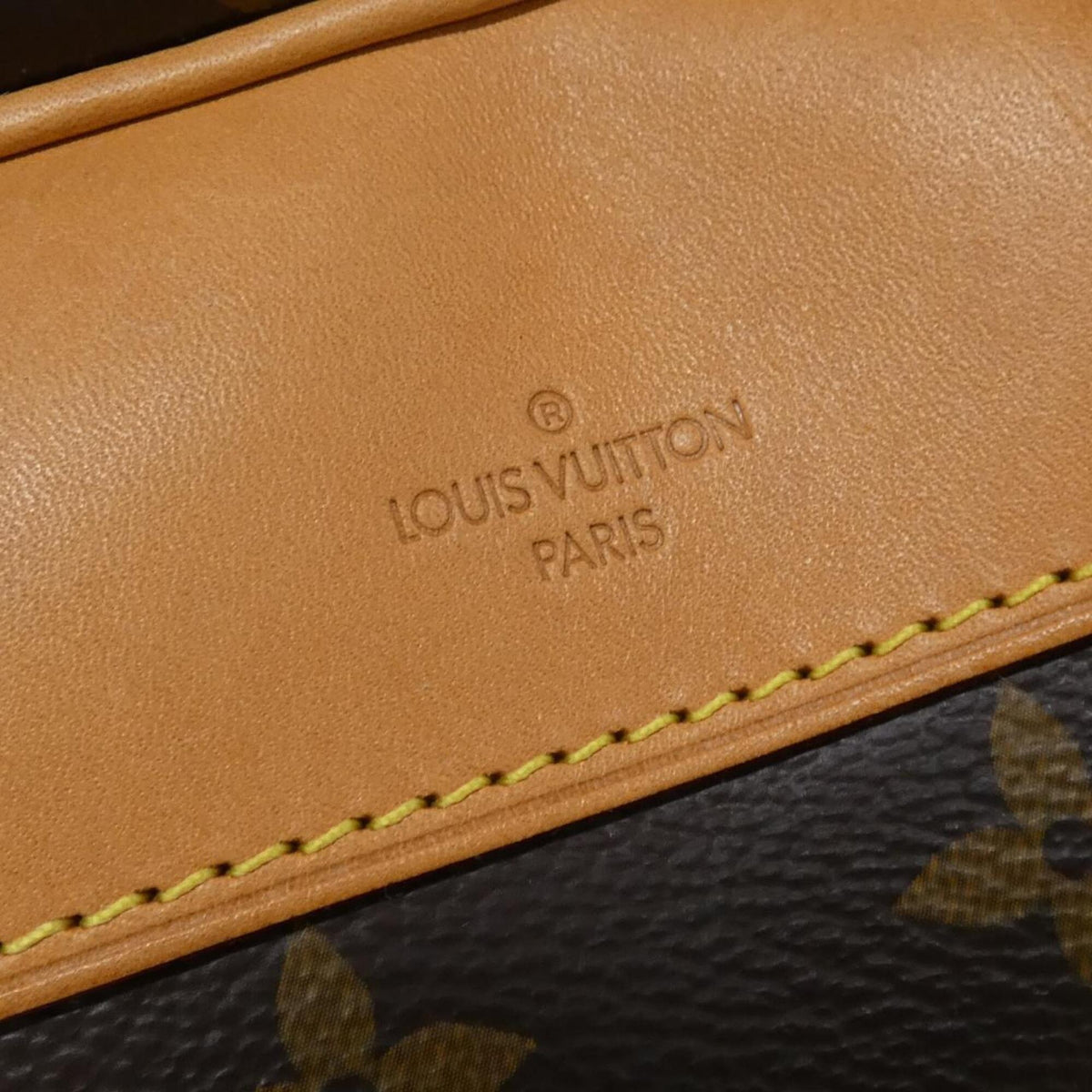 Louis Vuitton Monogram Marron Coated Canvas Handbag (Pre-Owned)