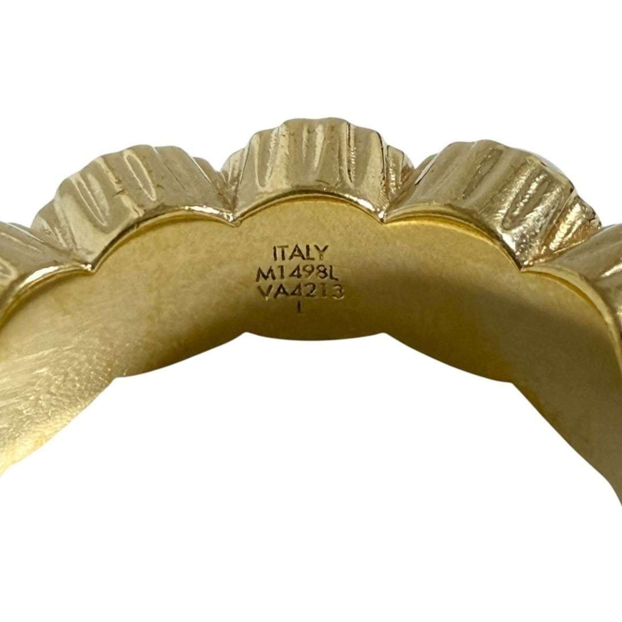 Louis Vuitton Artificial Pearl Metal Band Ring (Pre-Owned)