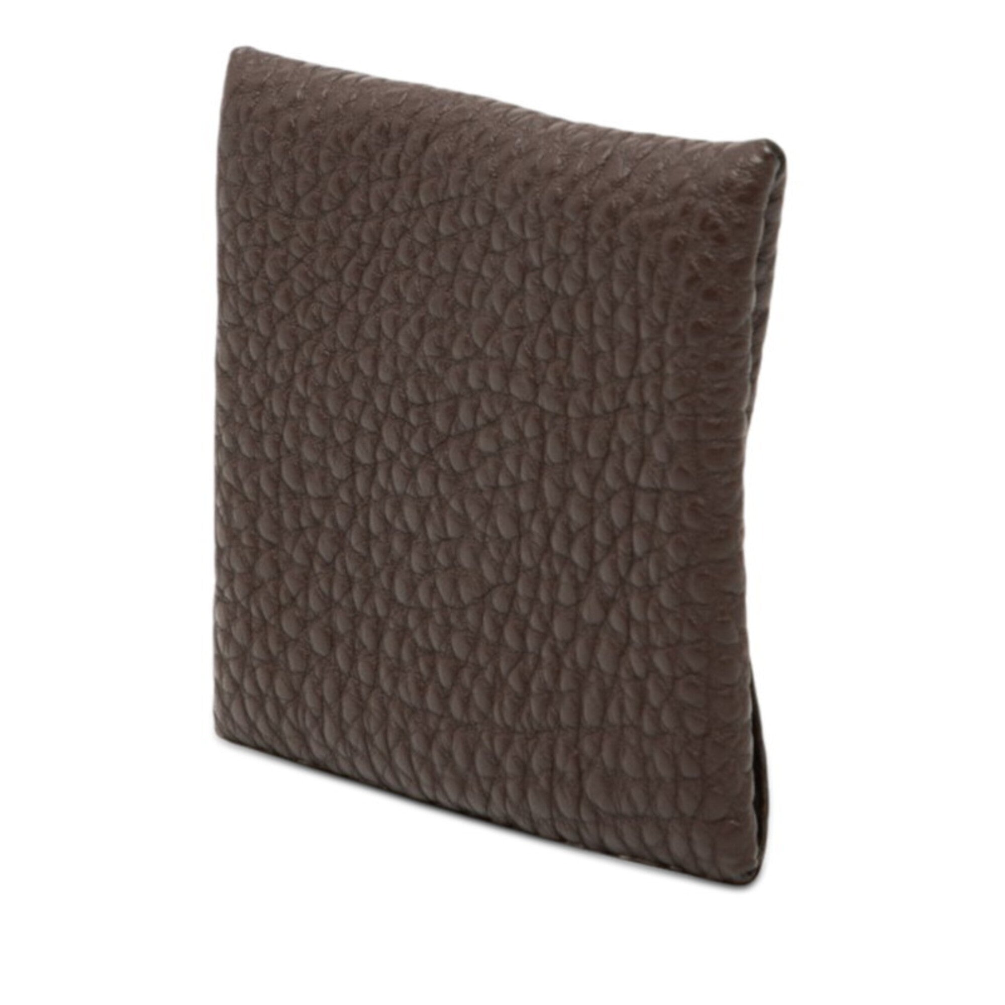 Hermes Brown Havane Taurillon Clemence Leather Coin Purse/Coin Case (Pre-Owned)